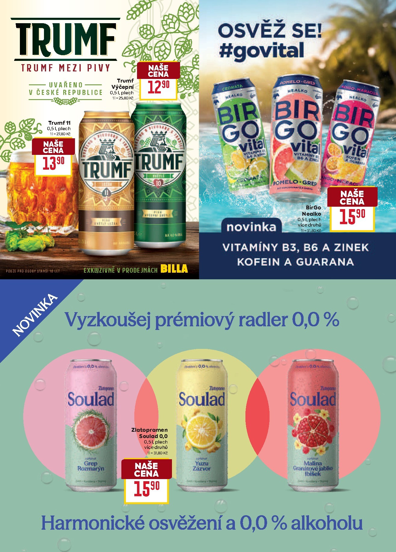 billa - Budoucí Billa - Katalog: Pivo leták platný od středy 15.07.2026 do úterý 29.09.2026 - page: 3