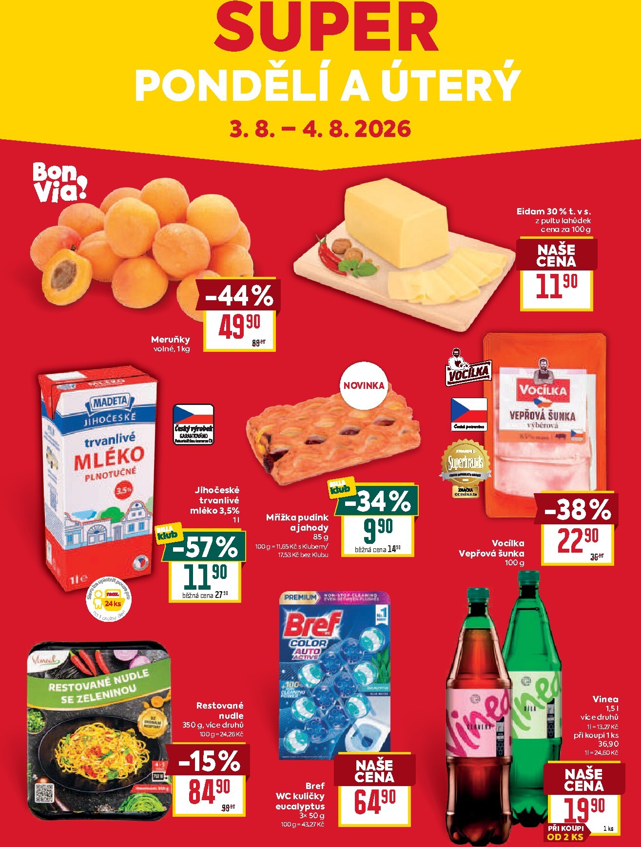 billa - Aktuální Billa - Malý leták leták platný od středy 29.07.2026 do úterý 04.08.2026 - page: 8