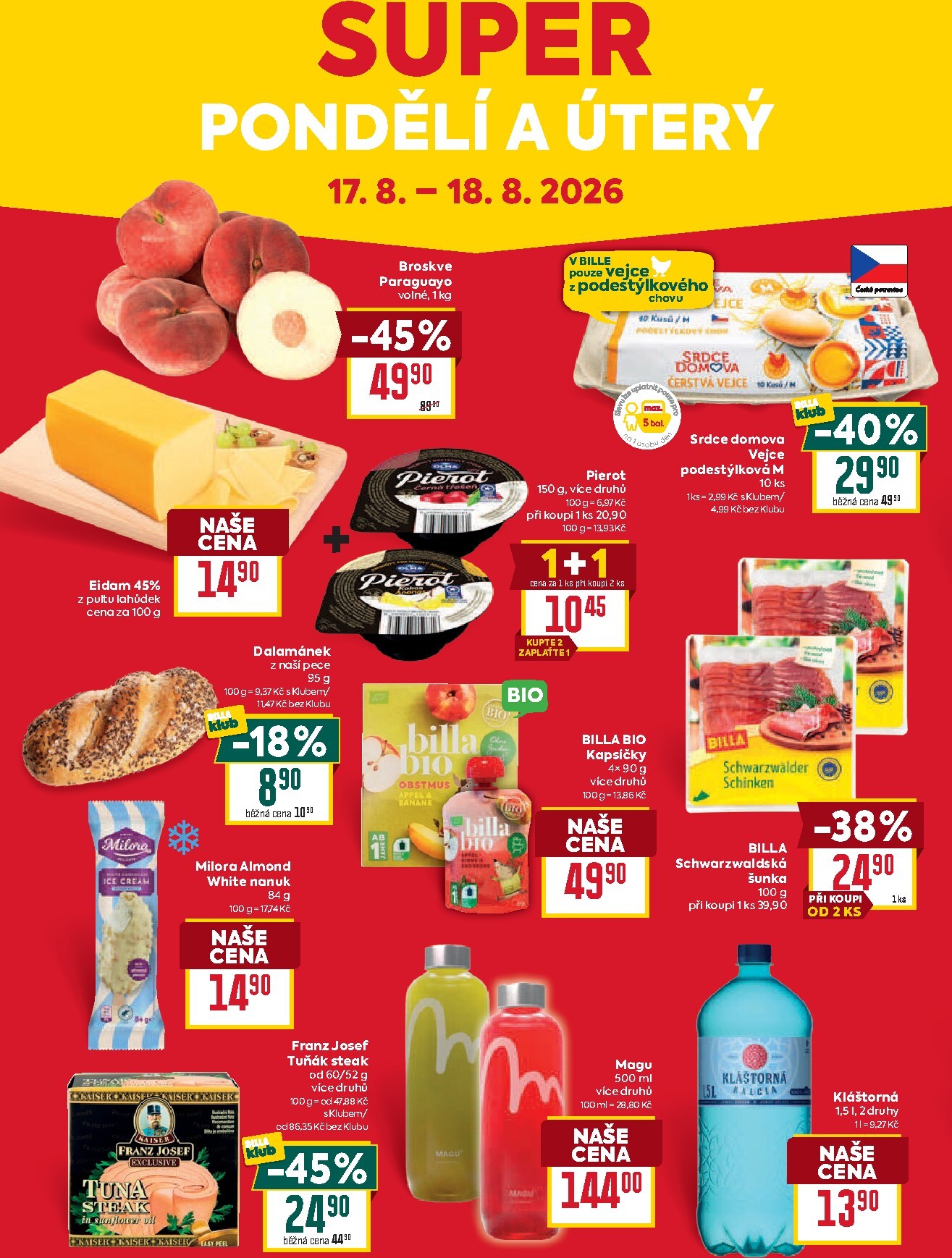 billa - Budoucí Billa leták platný od středy 12.08.2026 do úterý 18.08.2026 - page: 32
