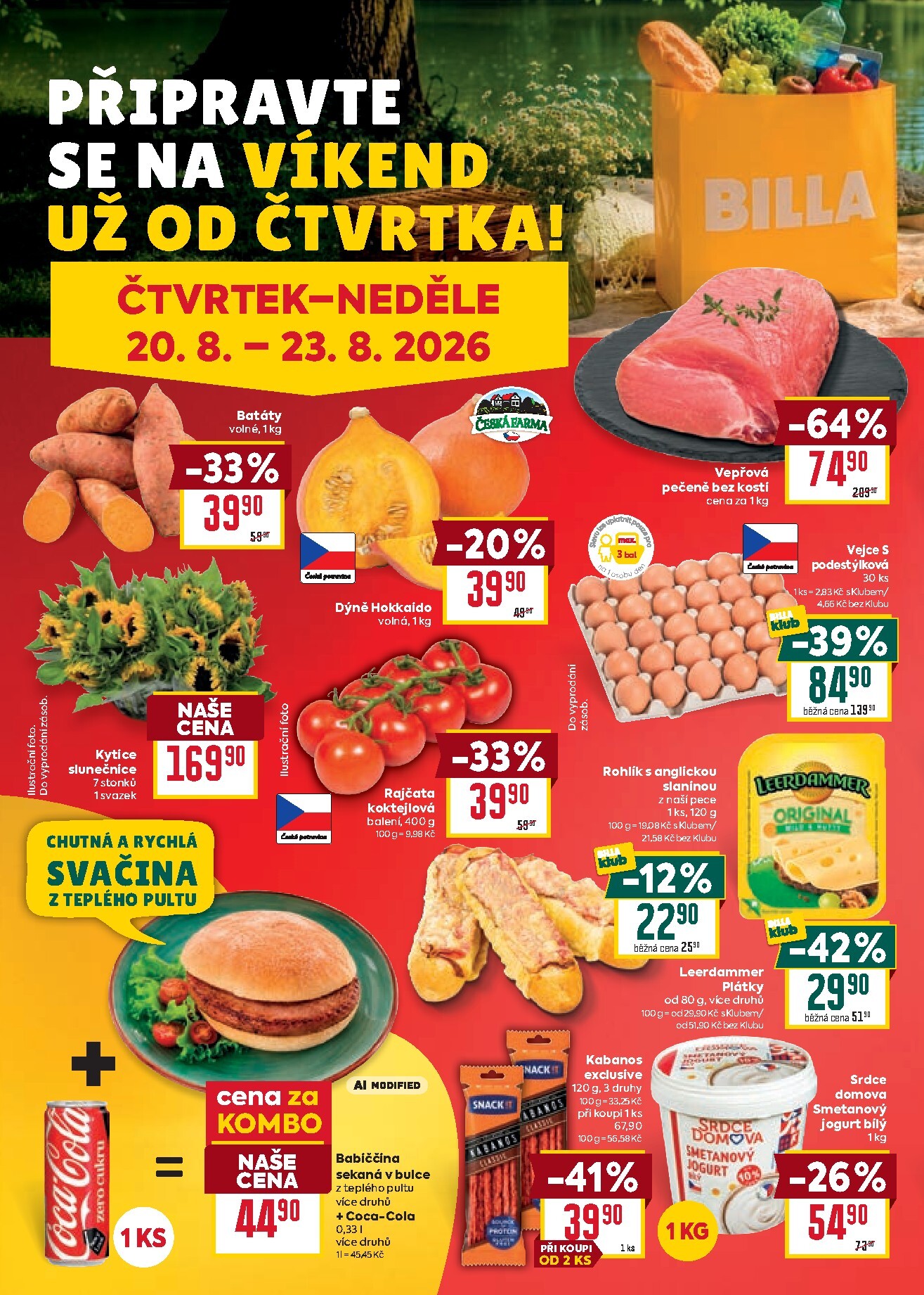 billa - Budoucí Billa leták platný od středy 19.08.2026 do úterý 25.08.2026 - page: 28