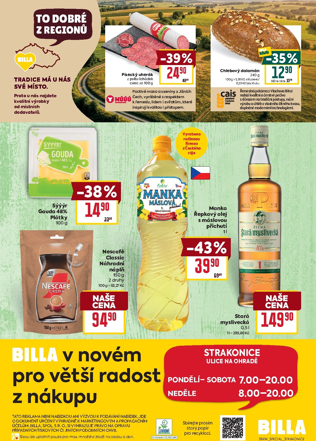 billa - Budoucí Billa - Strakonice leták platný od středy 02.09.2026 do úterý 08.09.2026 - page: 2