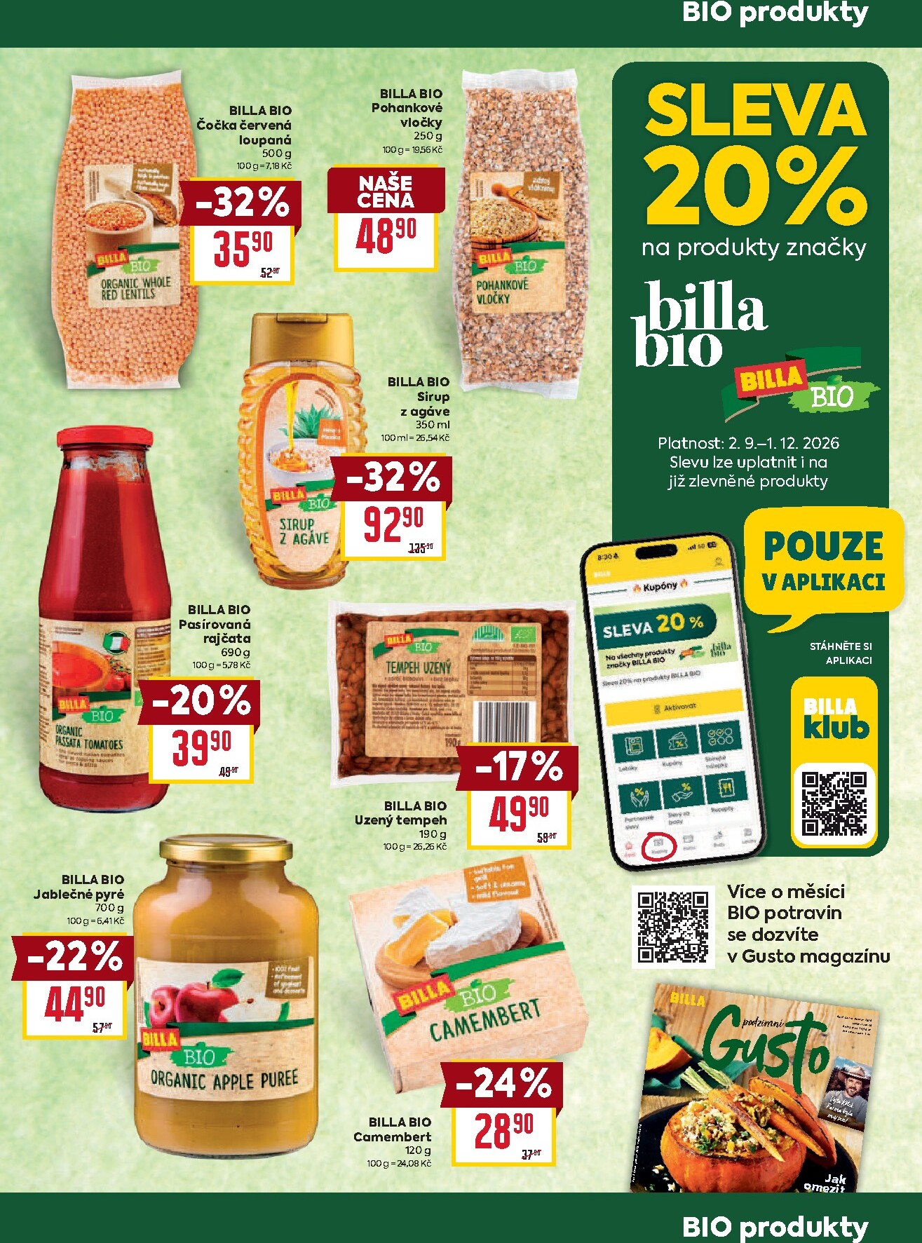 billa - Budoucí Billa - Katalog: Zdraví leták platný od středy 02.09.2026 do úterý 29.09.2026 - page: 3
