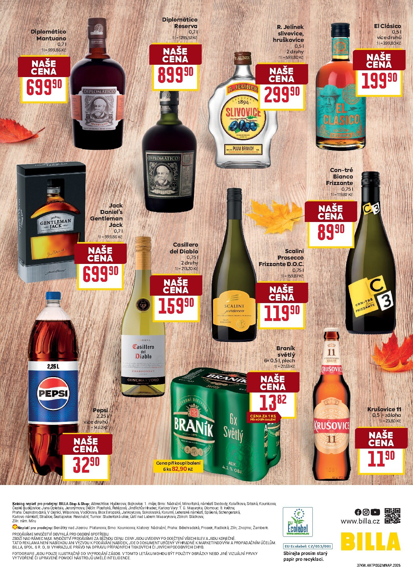 billa - Budoucí Billa - Katalog: Podzimní nápoje leták platný od středy 09.09.2026 do úterý 29.09.2026 - page: 24