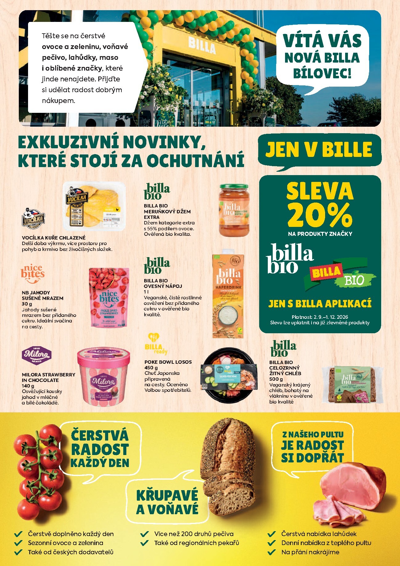 billa - Budoucí Billa - Ostrava leták platný od čtvrtka 24.09.2026 do úterý 29.09.2026 - page: 2
