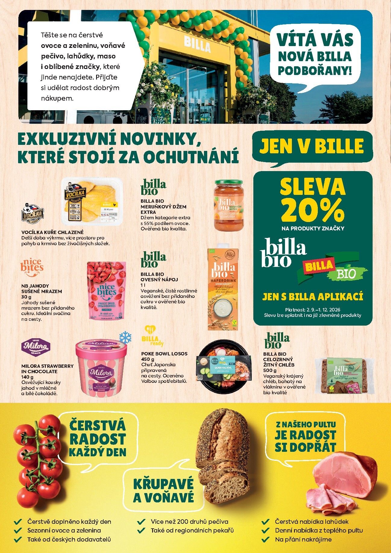 billa - Budoucí Billa - Podbořany leták platný od středy 30.09.2026 do úterý 06.10.2026 - page: 2