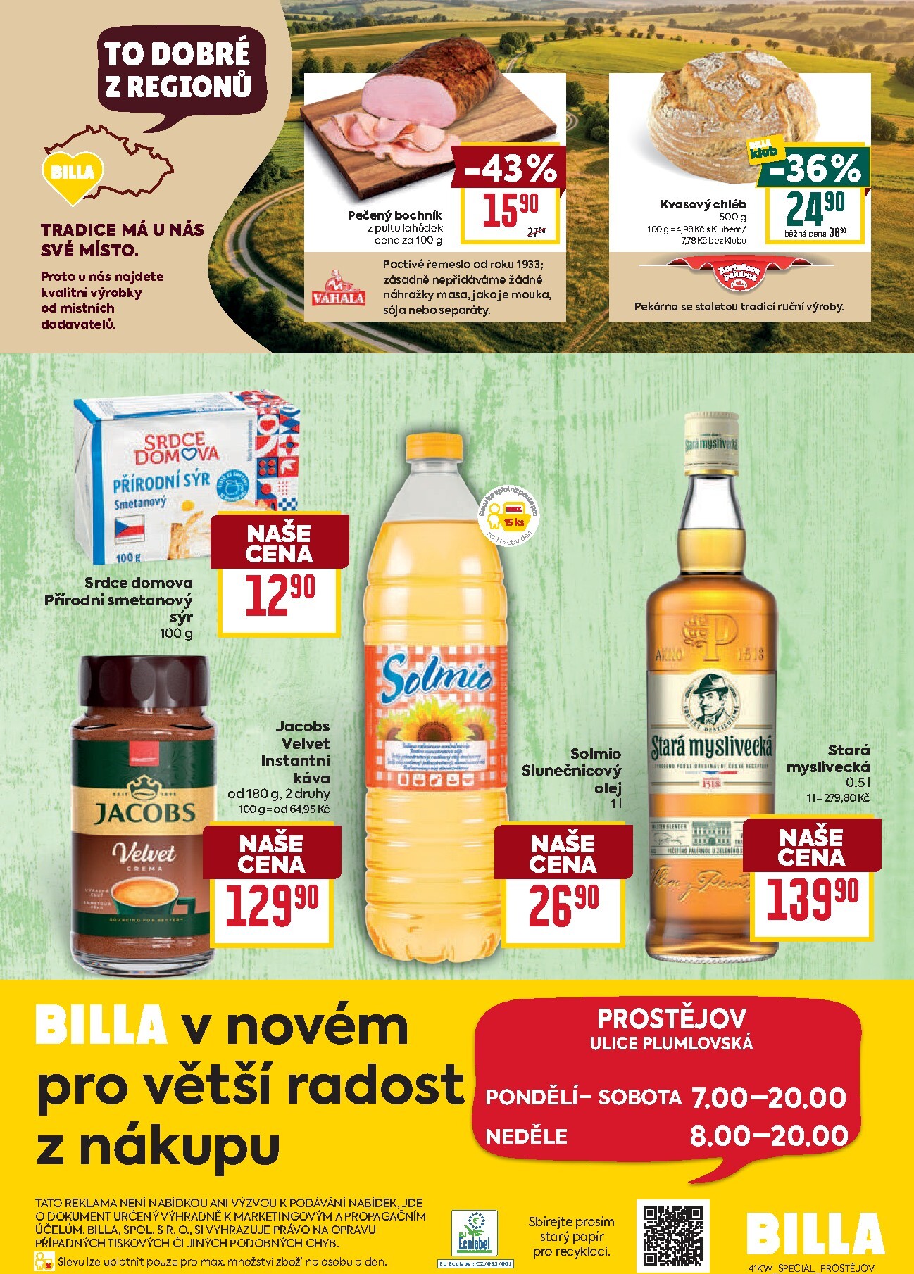 billa - Budoucí Billa - Prostějov leták platný od středy 07.10.2026 do úterý 13.10.2026 - page: 2