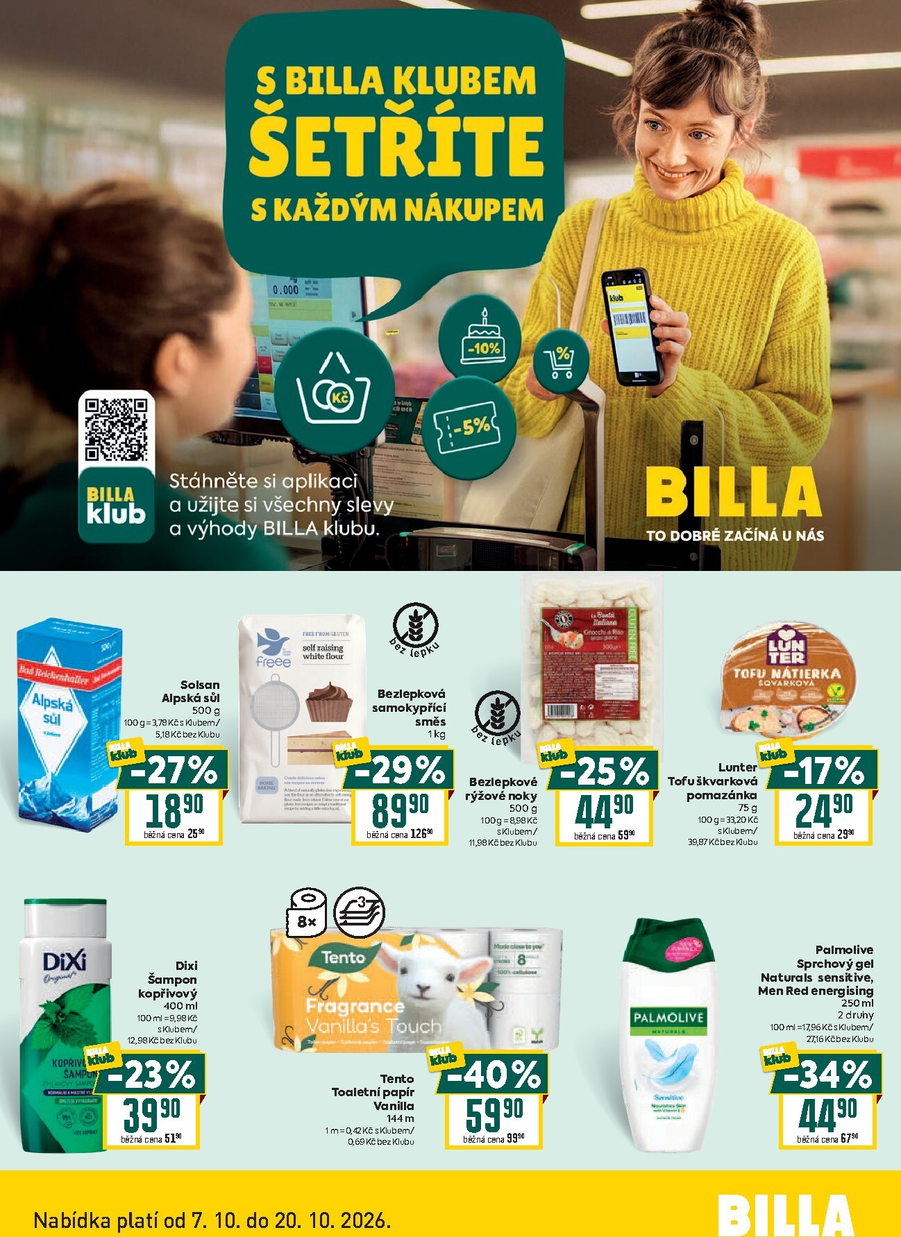 billa - Aktuální Billa - Klub leták platný od středy 07.10.2026 do úterý 20.10.2026 - page: 2