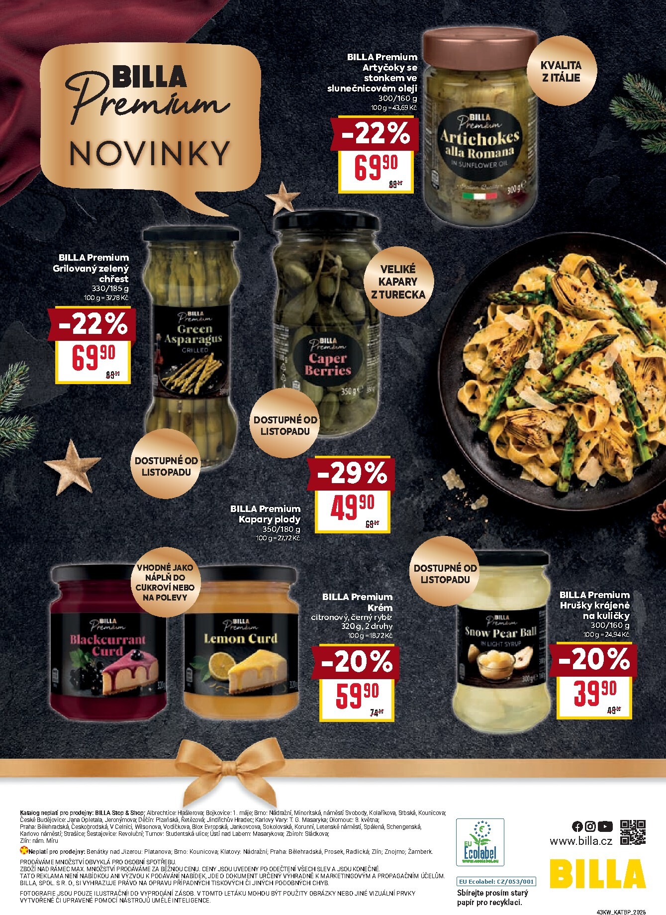 billa - Budoucí Billa - Katalog: Premium leták platný od středy 21.10.2026 do čtvrtka 31.12.2026 - page: 20