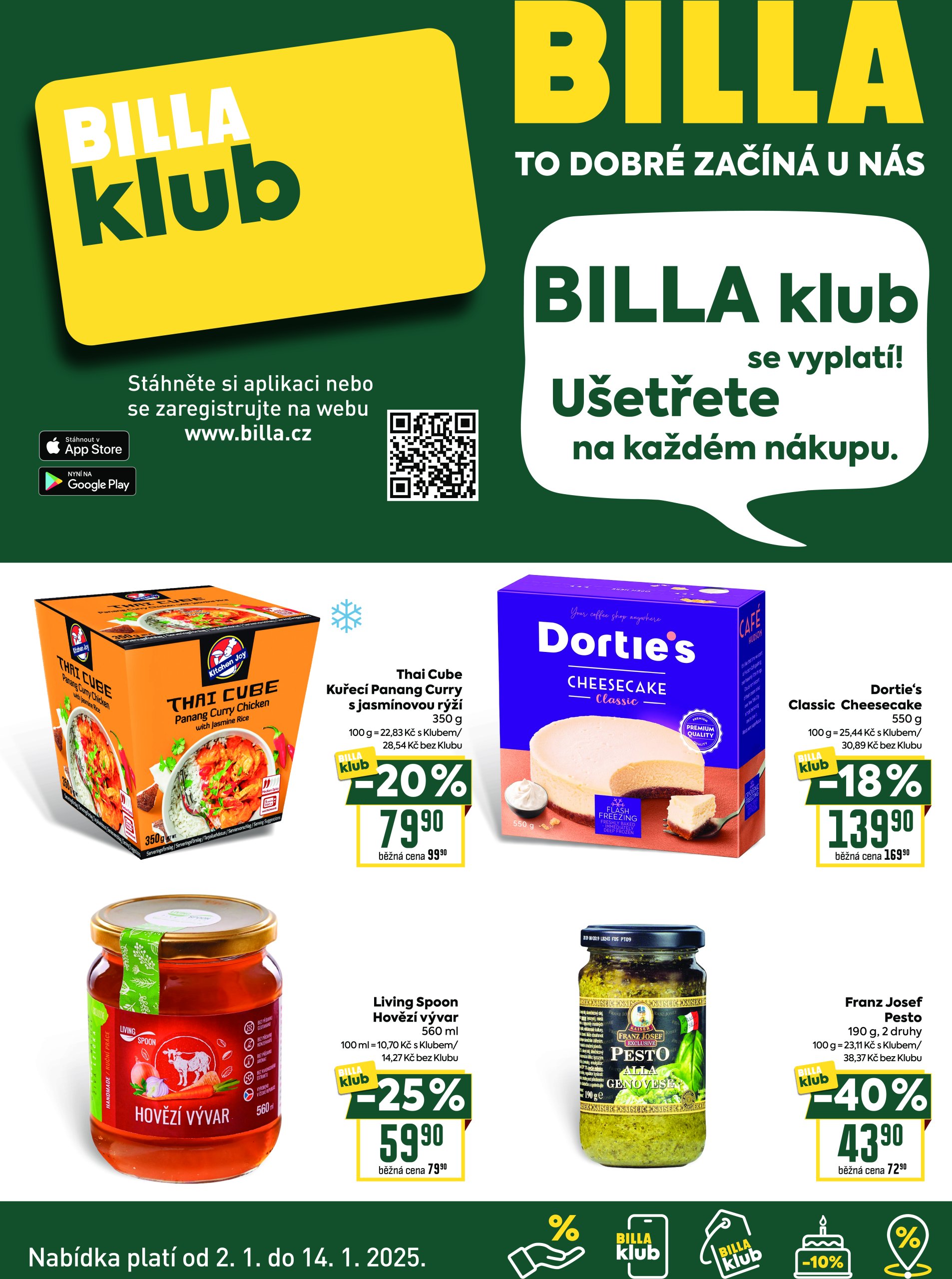 billa - Leták Billa - Letk BILLA klub od 02.01. do 14.01.