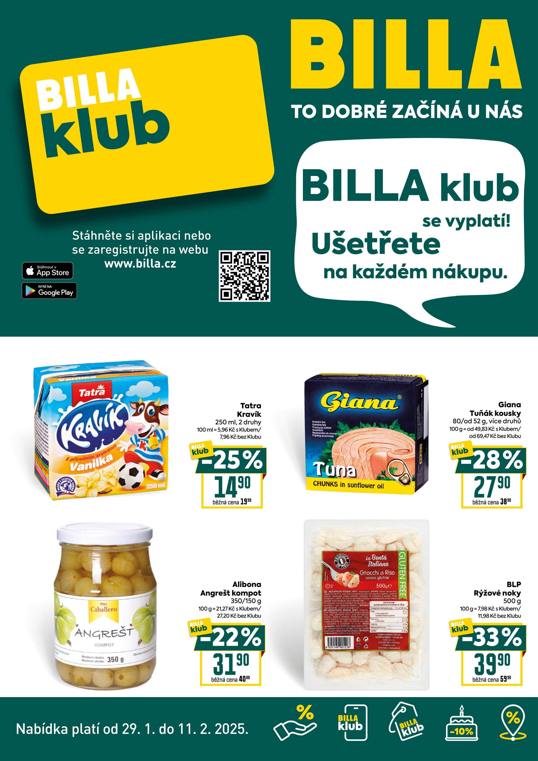 billa - Leták BILLA klub od 29.01. do 11.02.