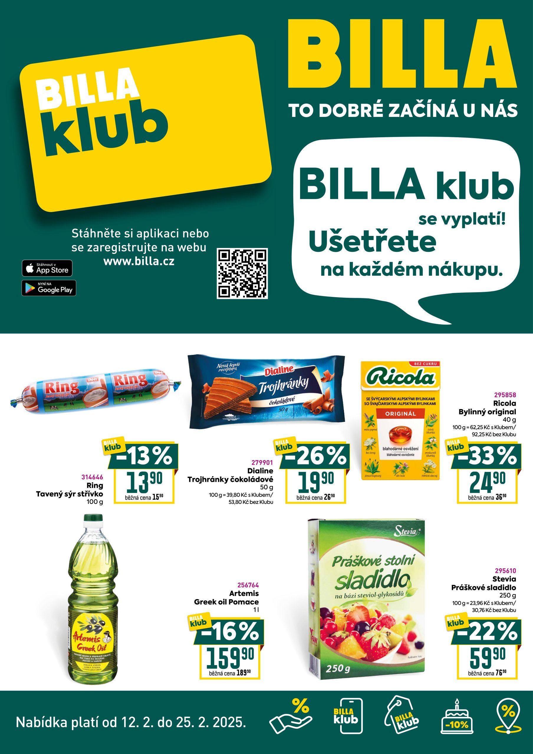 billa - Leták Billa - Leták BILLA klub od 12.02. do 25.02.