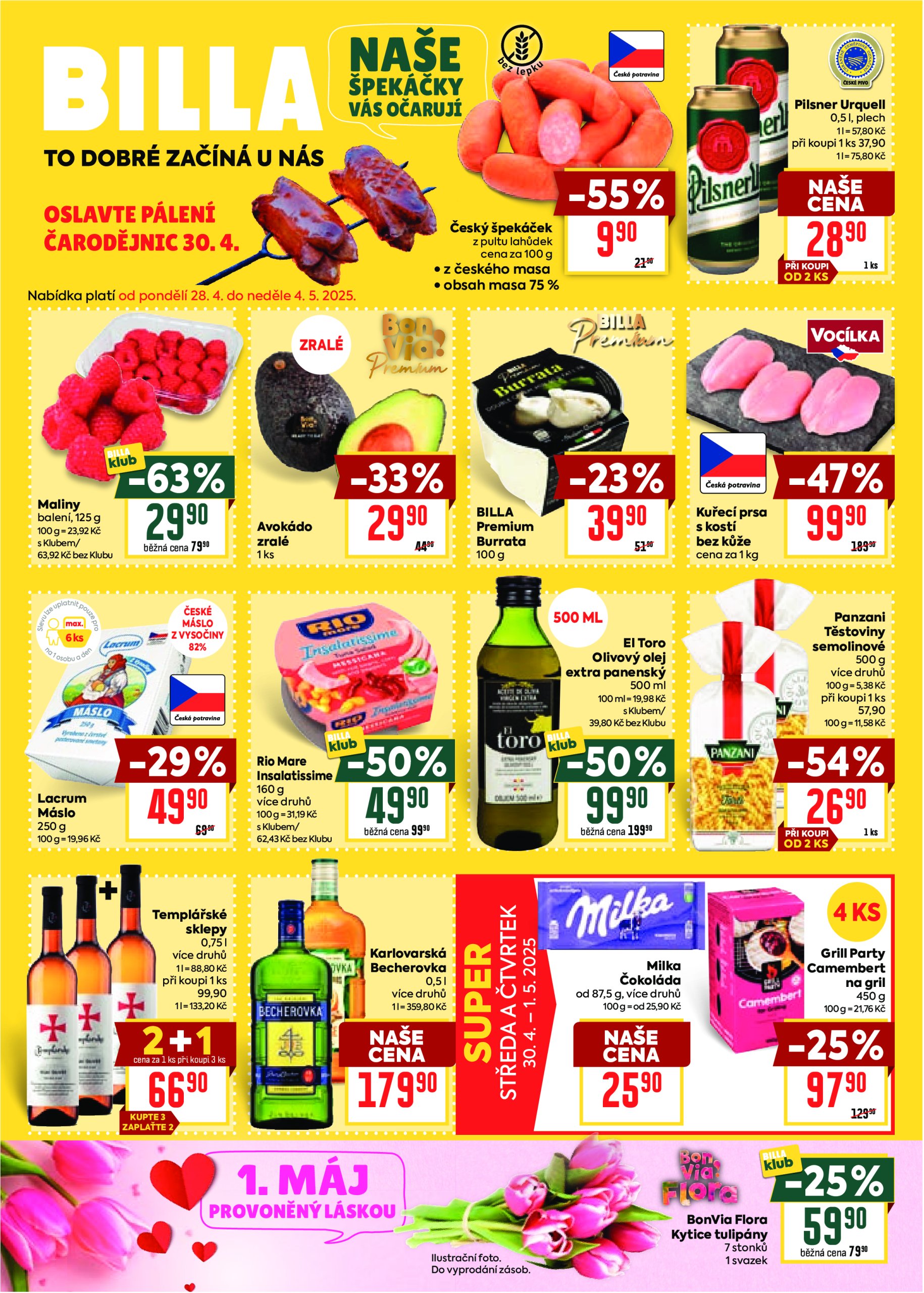 billa - Leták Billa - Malý leták od 28.04. do 04.05.