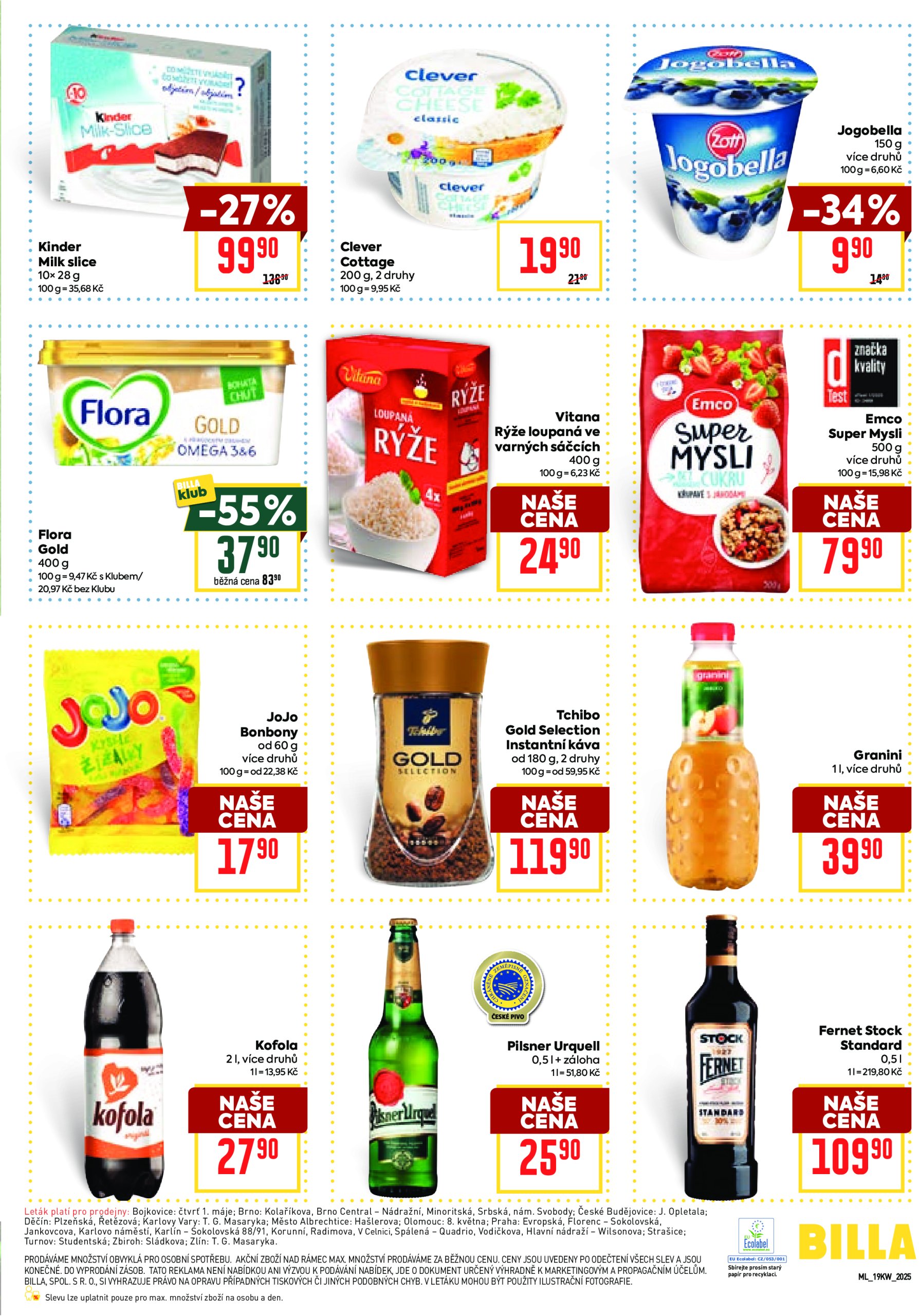 billa - Leták Billa - Malý leták od 05.05. do 13.05. - page: 3
