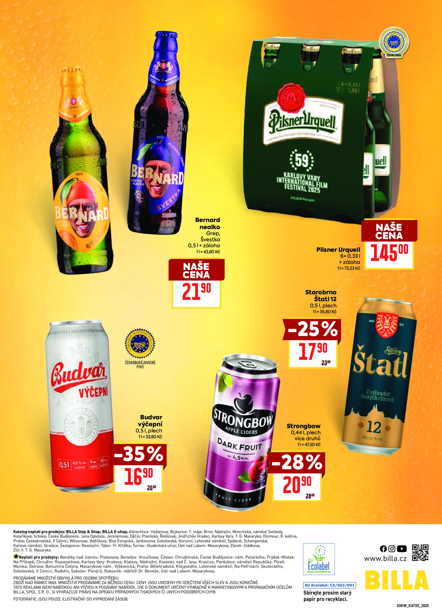 billa - Leták Billa - Pivo od 16.07. do 30.09. - page: 5