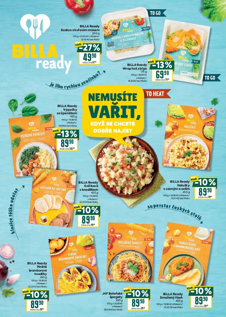 billa - Leták Billa - Katalog: Léto plné grilování od 30.07. do 19.08. - page: 8