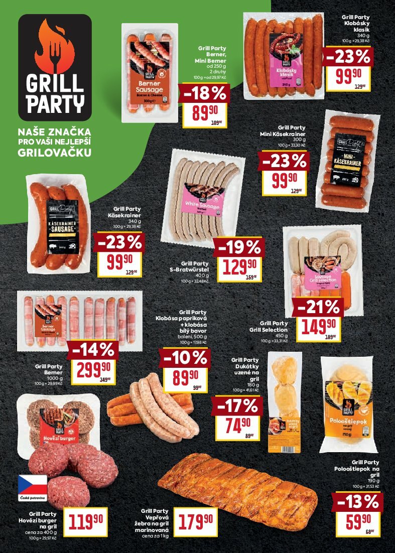 billa - Leták Billa - Katalog: Léto plné grilování od 30.07. do 19.08. - page: 4