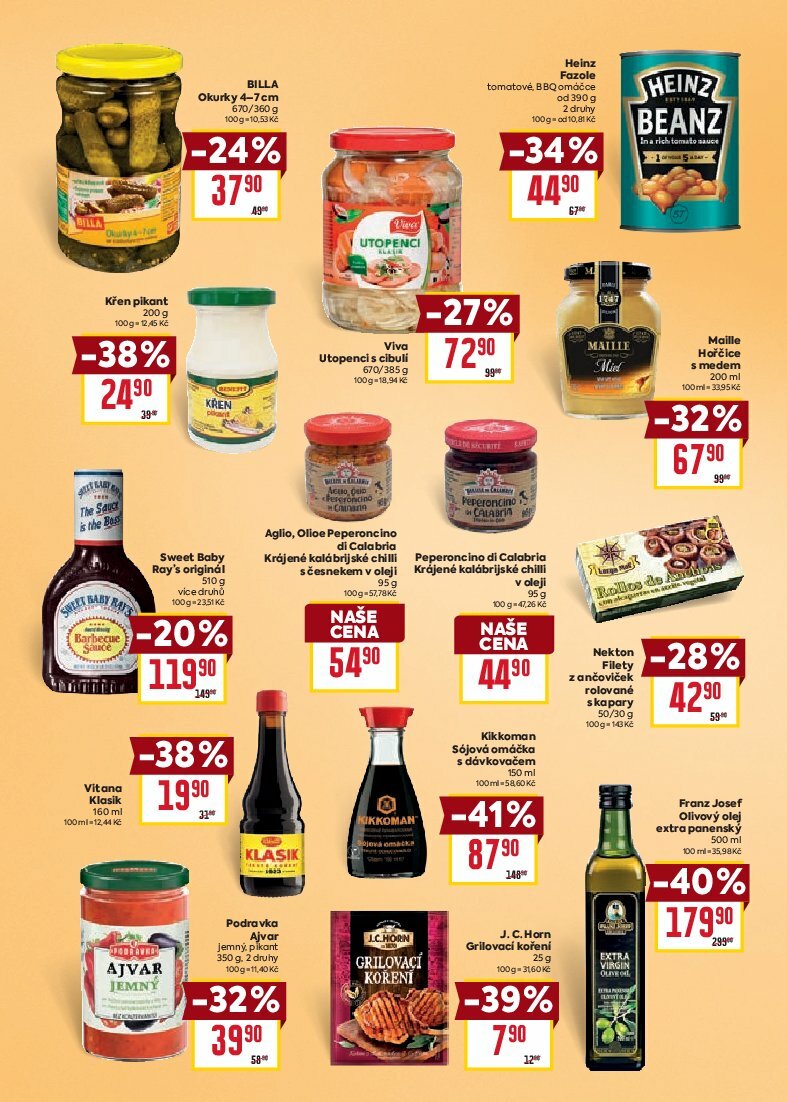 billa - Leták Billa - Katalog: Léto plné grilování od 30.07. do 19.08. - page: 14