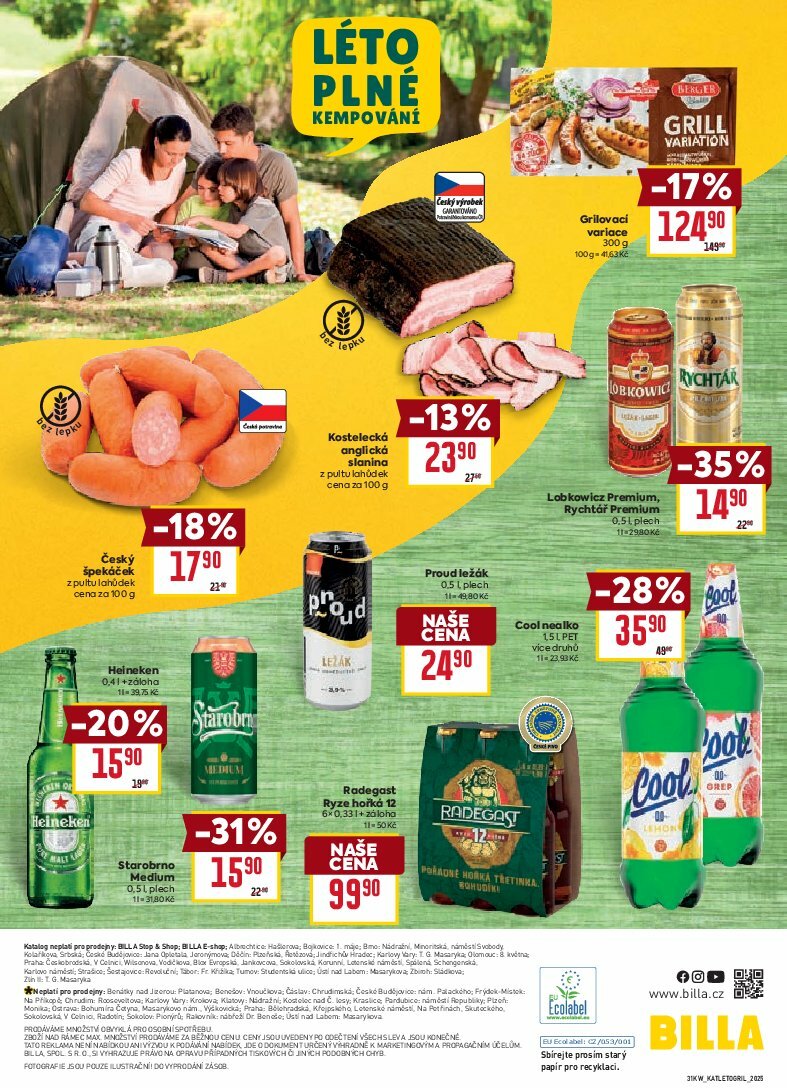 billa - Leták Billa - Katalog: Léto plné grilování od 30.07. do 19.08. - page: 30