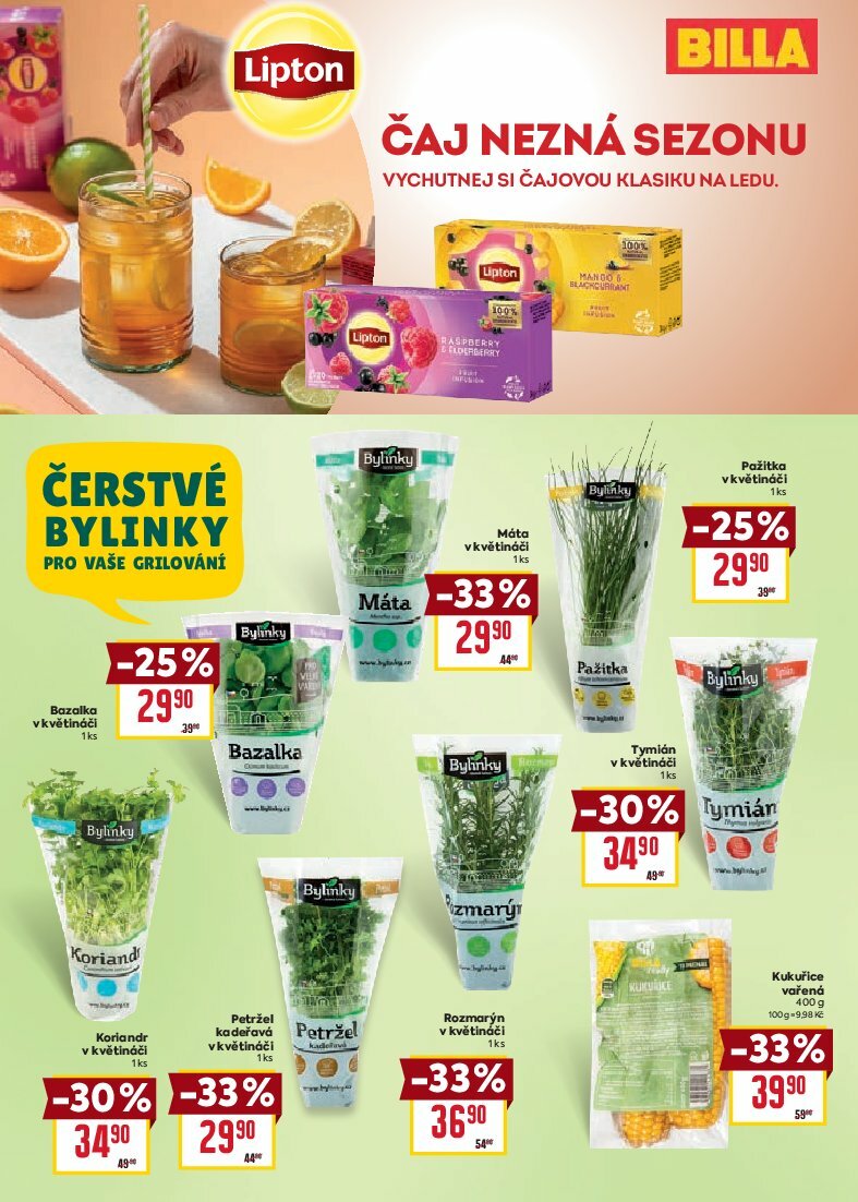 billa - Leták Billa - Katalog: Léto plné grilování od 30.07. do 19.08. - page: 19