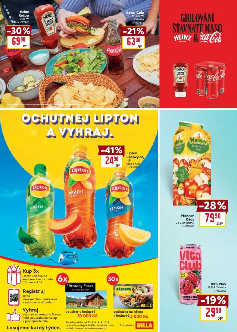 billa - Leták Billa - Katalog: Léto plné grilování od 30.07. do 19.08. - page: 23