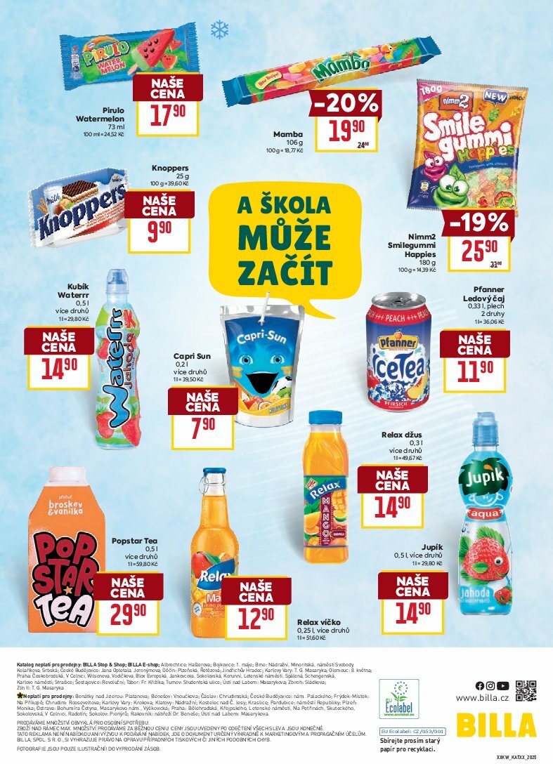 billa - Leták Billa - Zpátky do školy od 06.08. do 09.09. - page: 18
