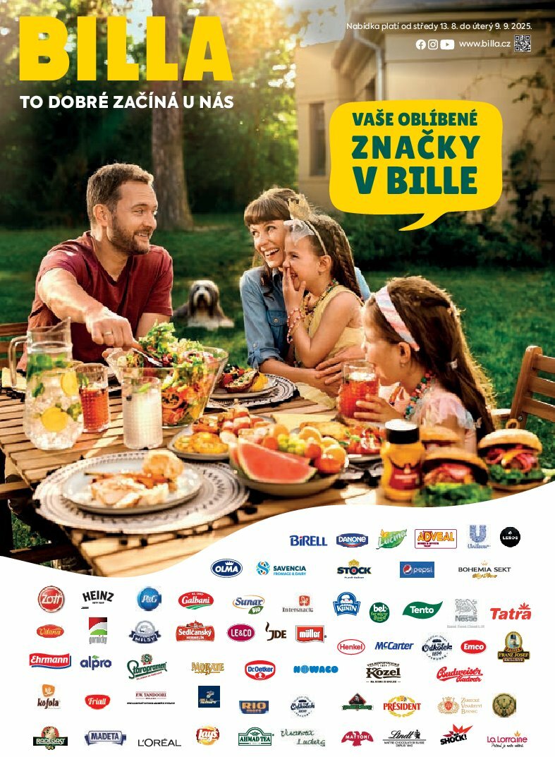 billa - Leták Billa - Partneři od 13.08. do 09.09.