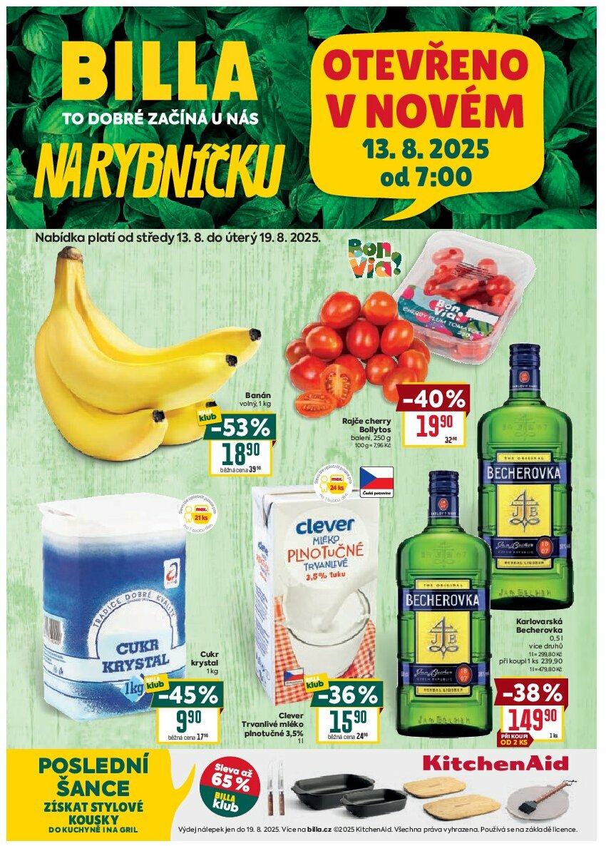 billa - Leták Billa - Liberec od 13.08. do 19.08.