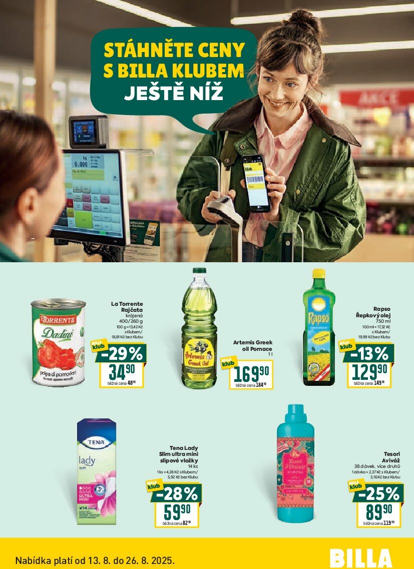 billa - Leták Billa klub od 13.08. do 26.08. - page: 2