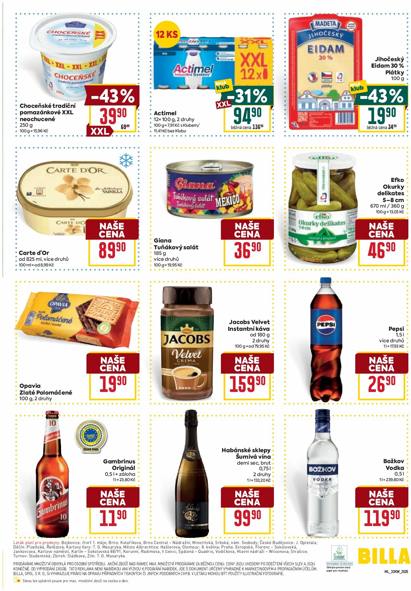 billa - Leták Billa - Malý leták od 20.08. do 26.08. - page: 3