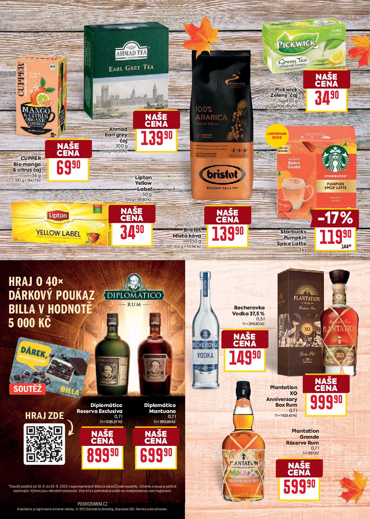 billa - Leták Billa - Podzimní nápoje od 10.09. do 30.09. - page: 9