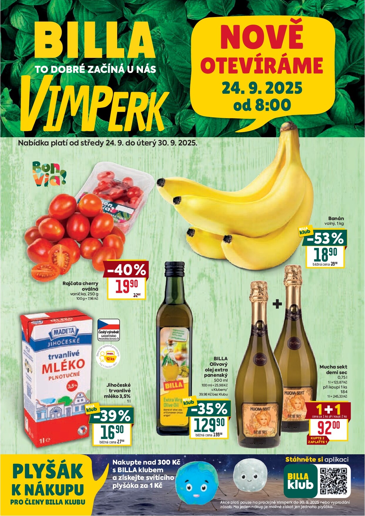 billa - Leták Billa - Vimperk od 24.09. do 30.09.