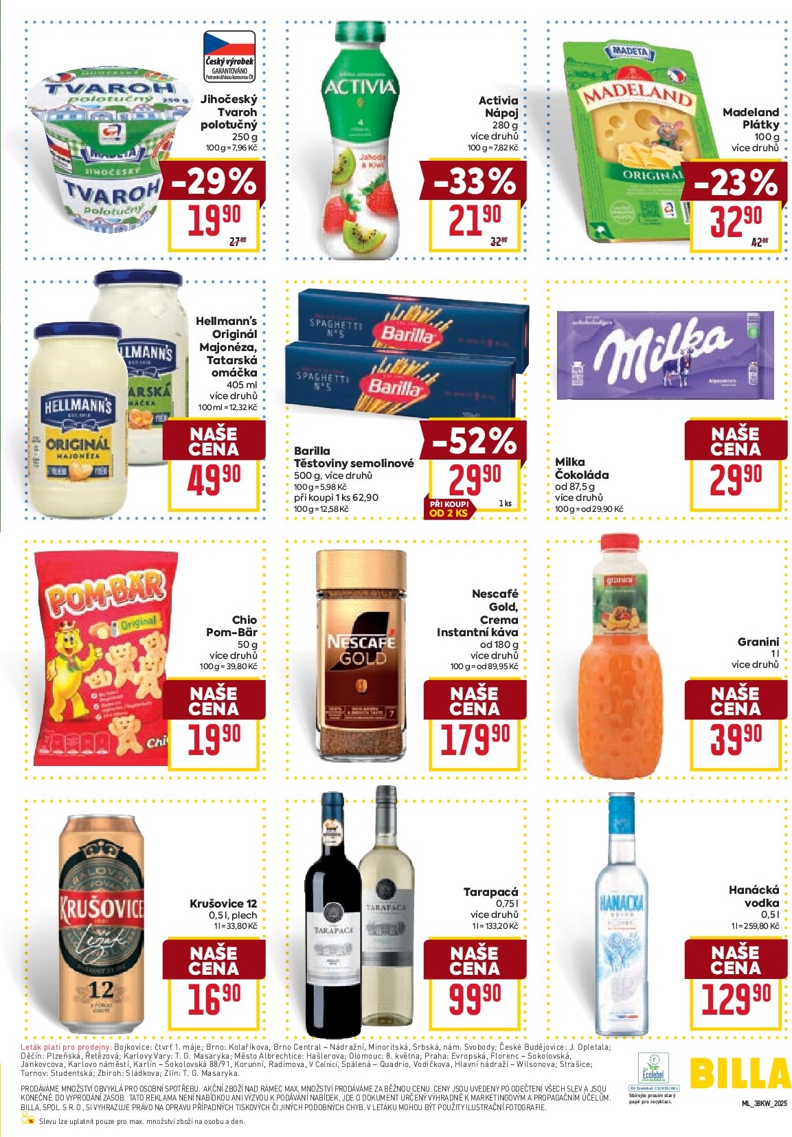 billa - Leták Billa - Malý leták od 24.09. do 30.09. - page: 3