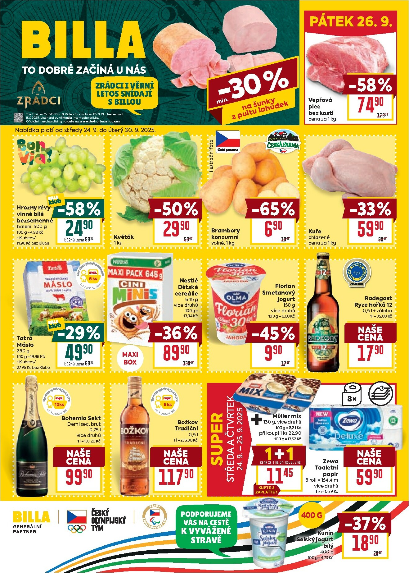 billa - Leták Billa - Malý leták od 01.10. do 07.10.