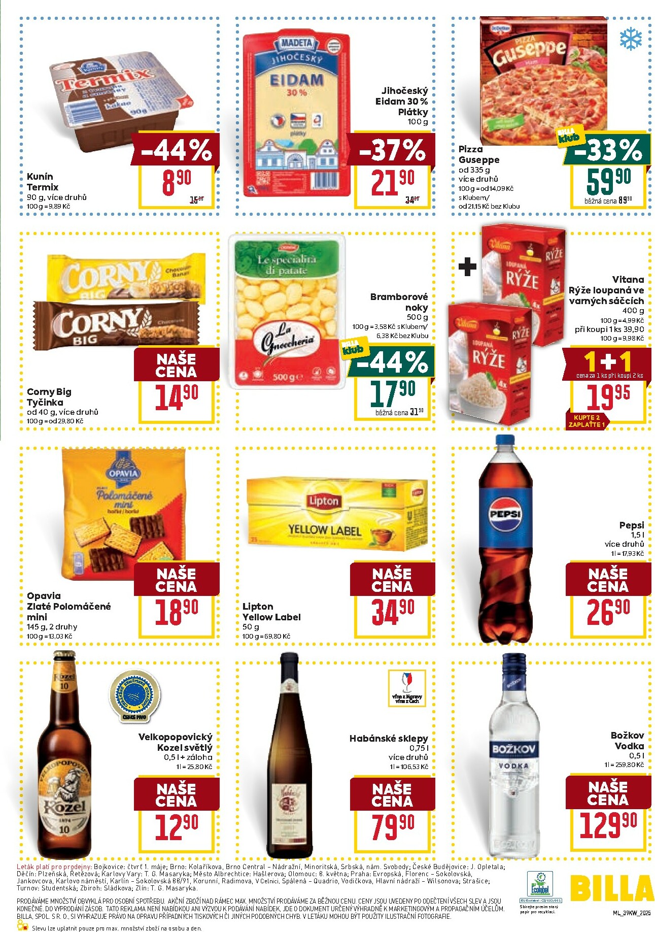 billa - Leták Billa - Malý leták od 01.10. do 07.10. - page: 3