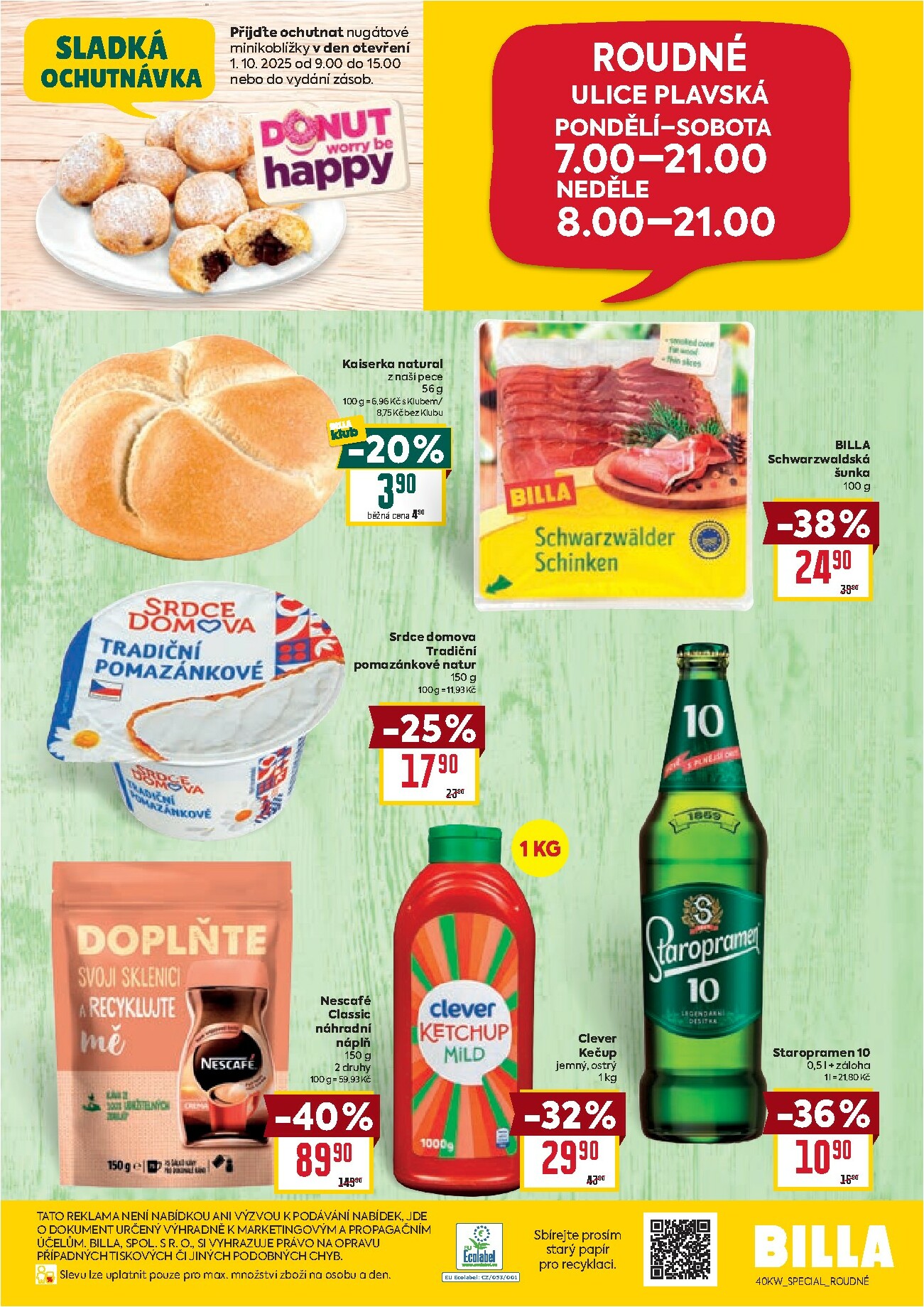 billa - Leták Billa - Roudné od 01.10. do 14.10. - page: 4