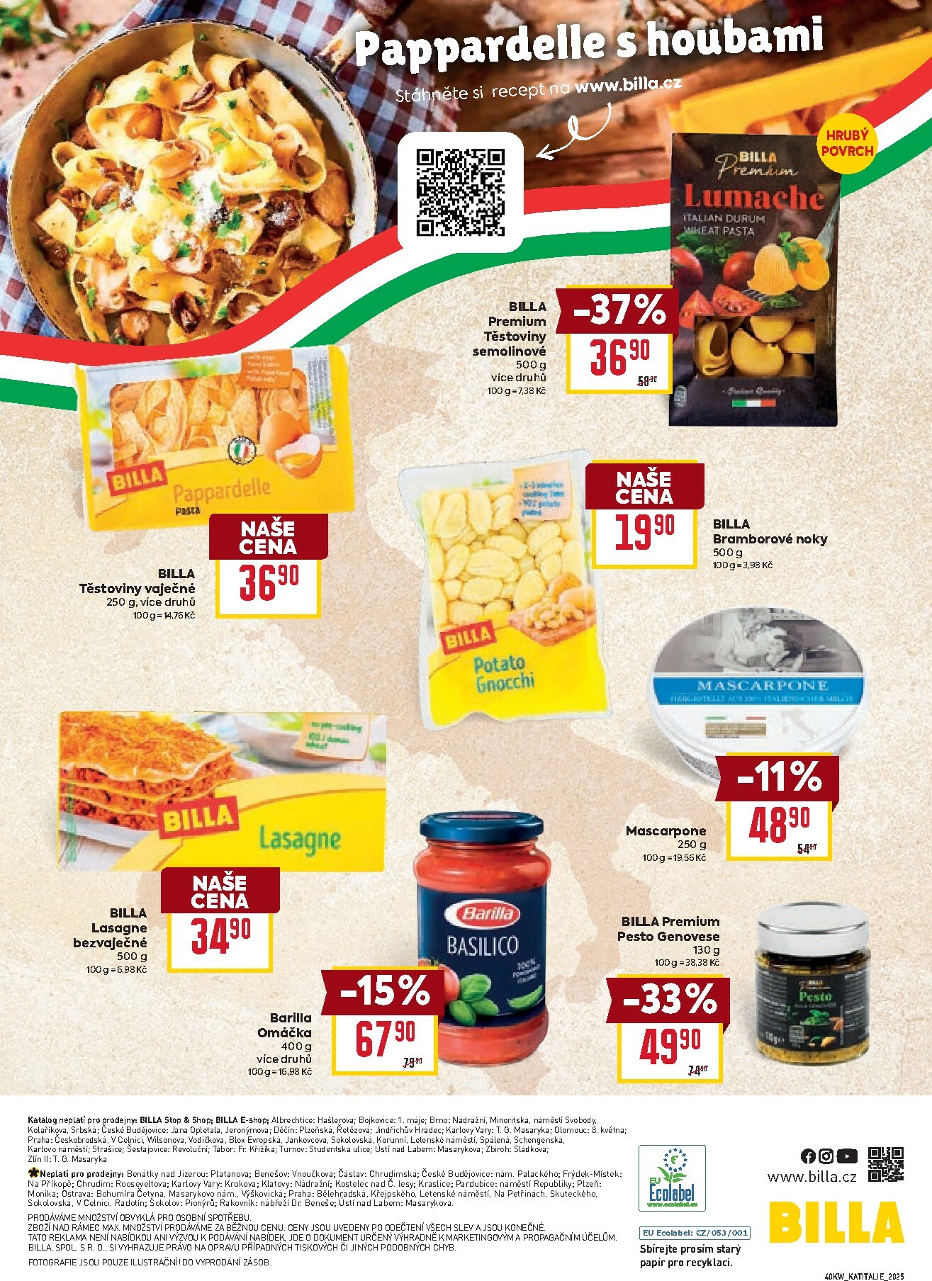billa - Leták Billa - Itálie od 01.10. do 21.10. - page: 16