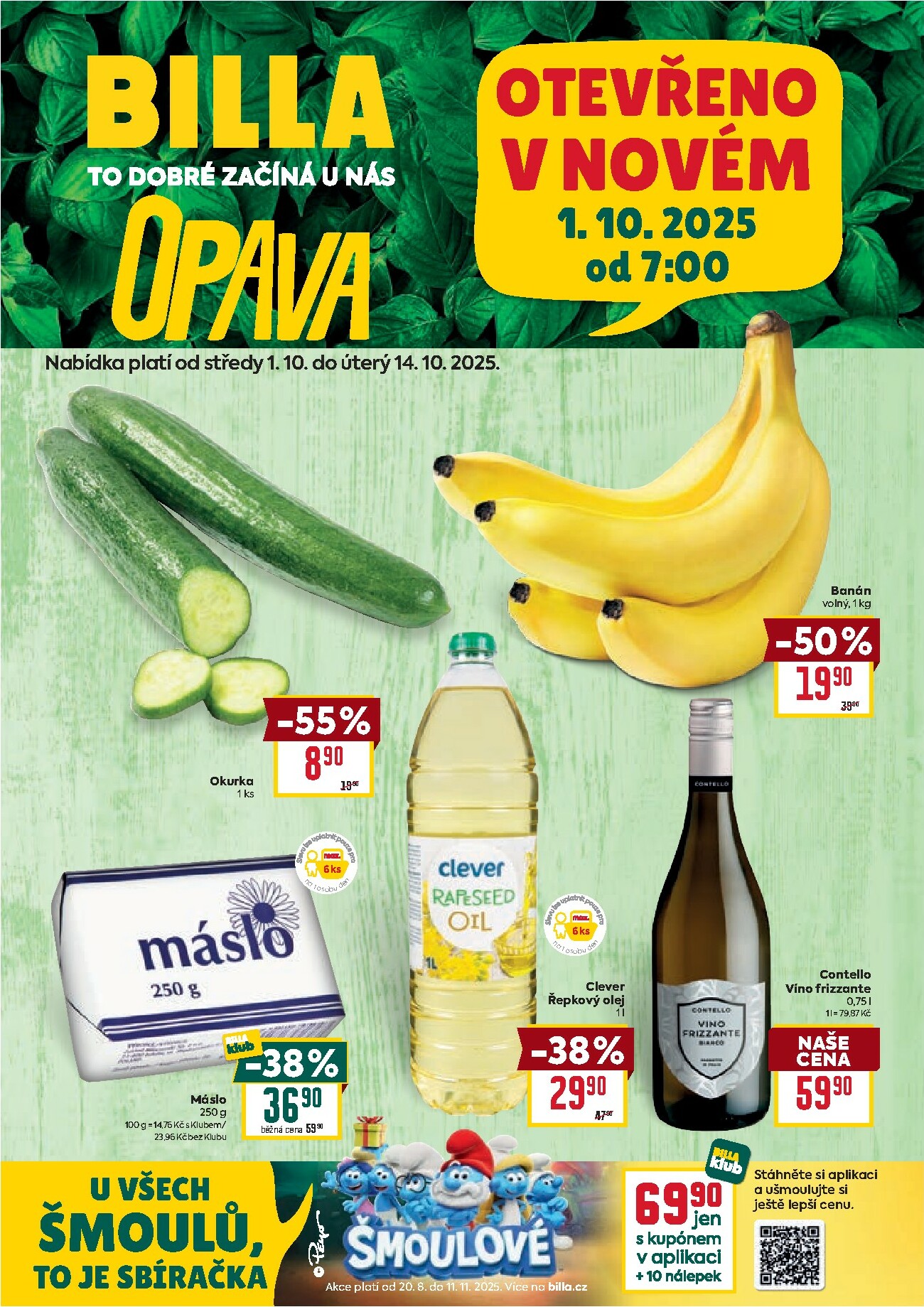 billa - Leták Billa - Opava od 01.10. do 14.10.