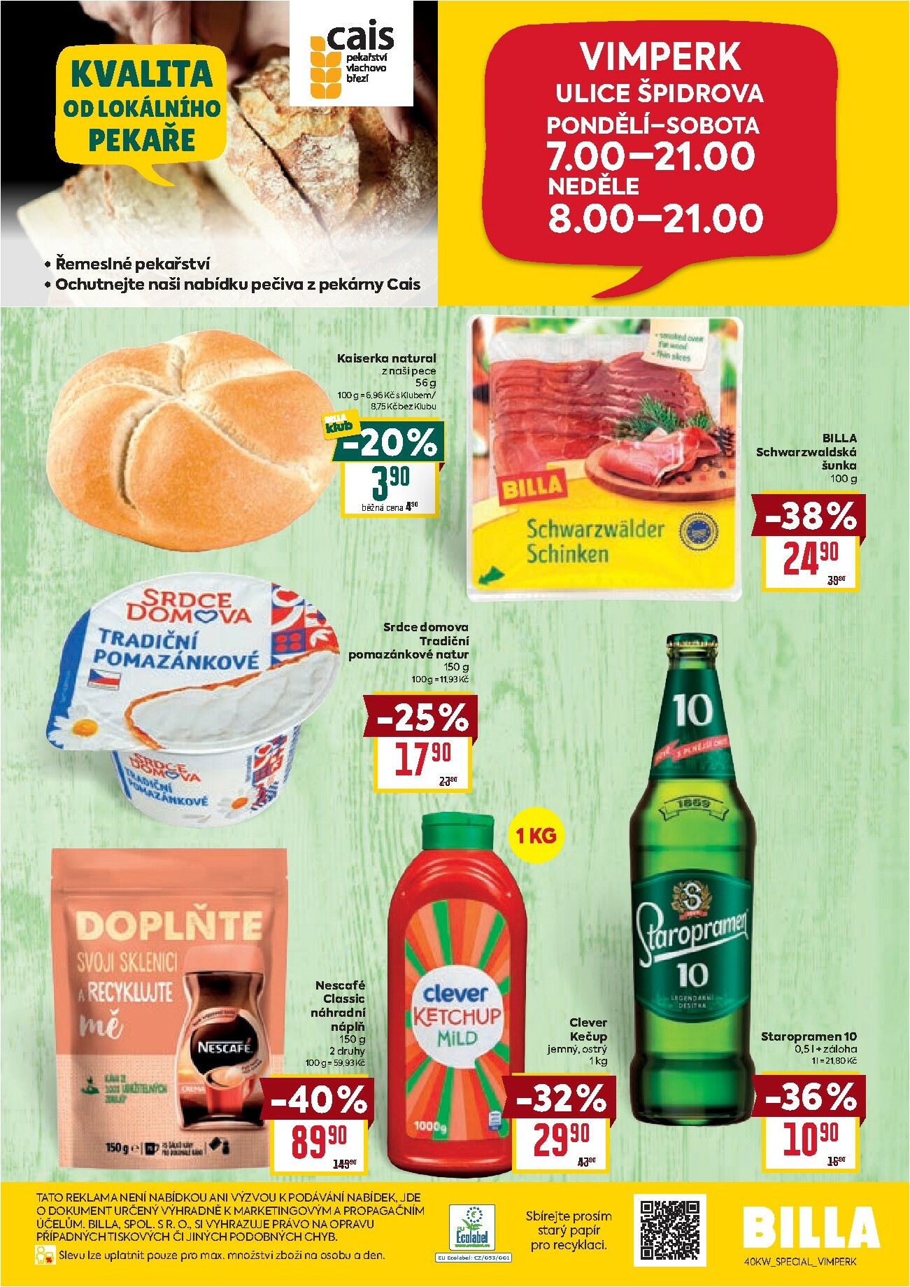 billa - Leták Billa - Vimperk od 01.10. do 14.10. - page: 2