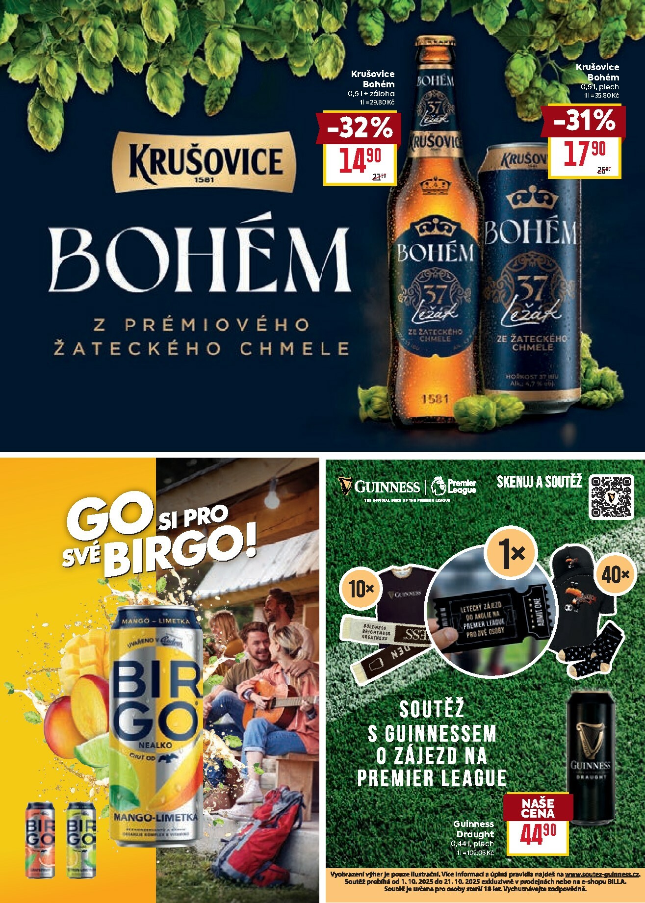 billa - Leták Billa - Podzimní nápoje od 01.10. do 21.10. - page: 22