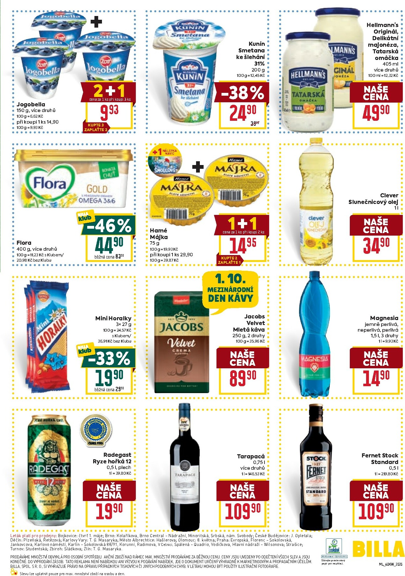billa - Aktuální leták Billa - Malý leták od 08.10. do 14.10. - page: 3