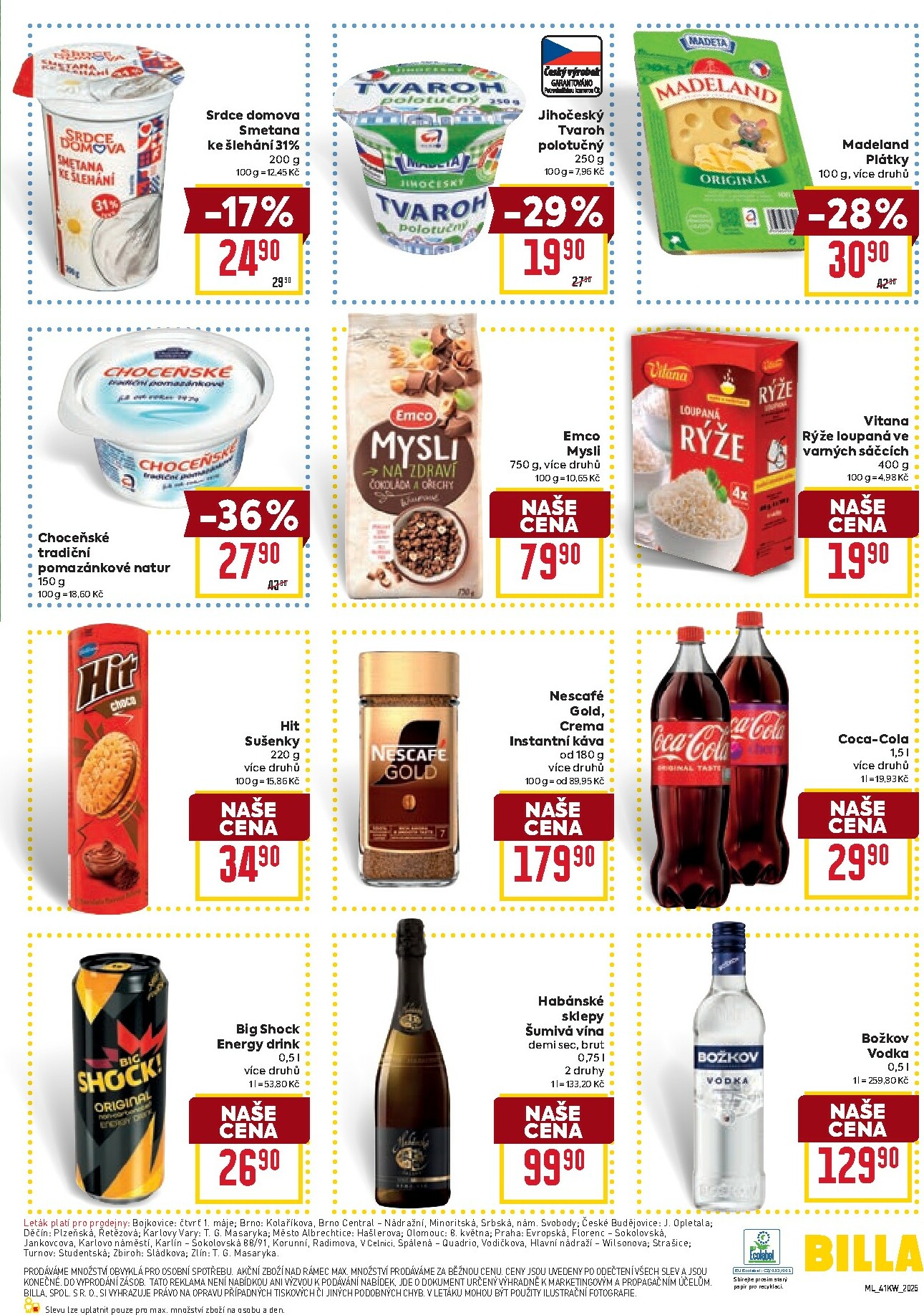 billa - Aktuální leták Billa - Malý leták od 15.10. do 21.10. - page: 3