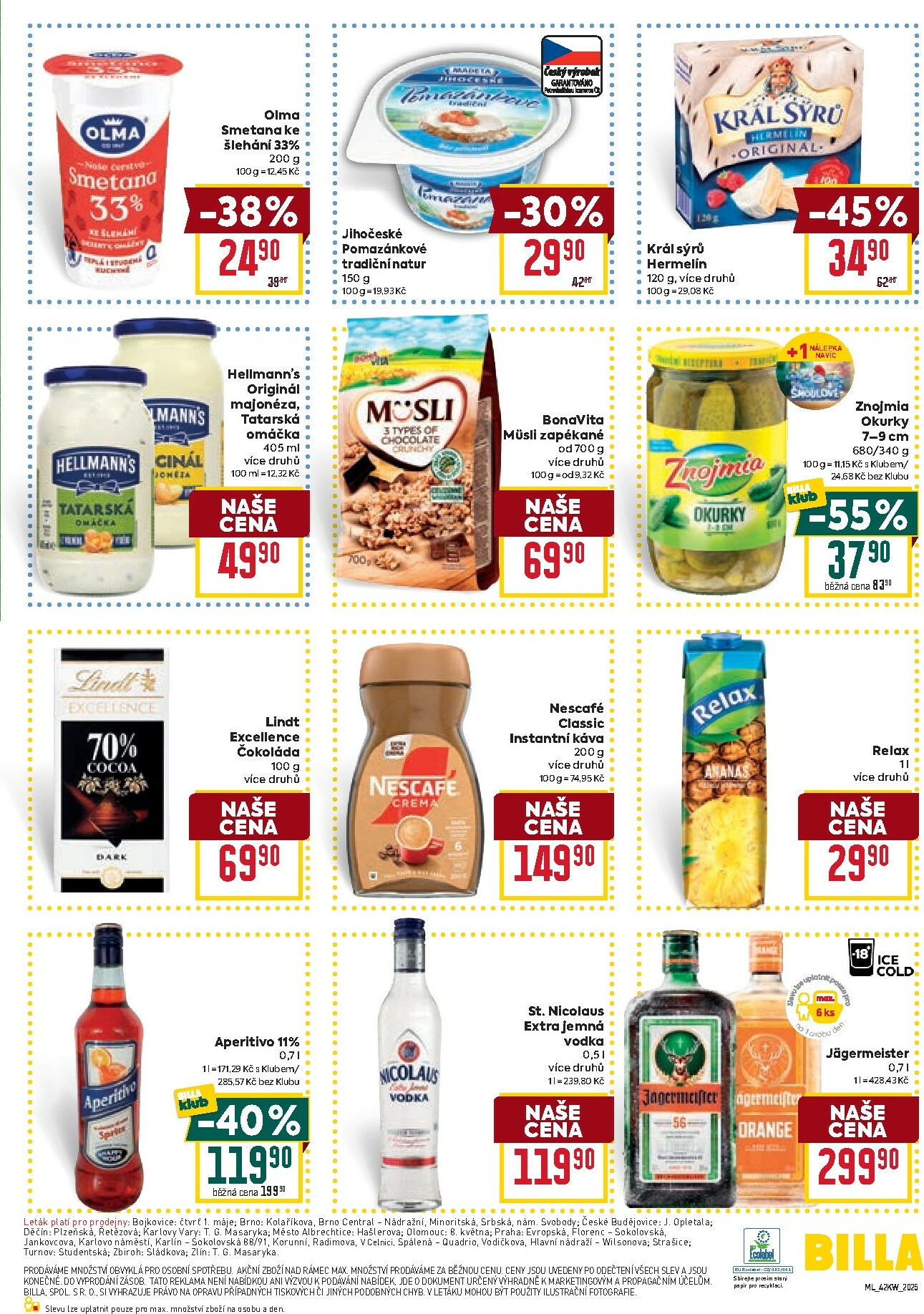 billa - Aktuální leták Billa - Malý leták od 22.10. do 28.10. - page: 3