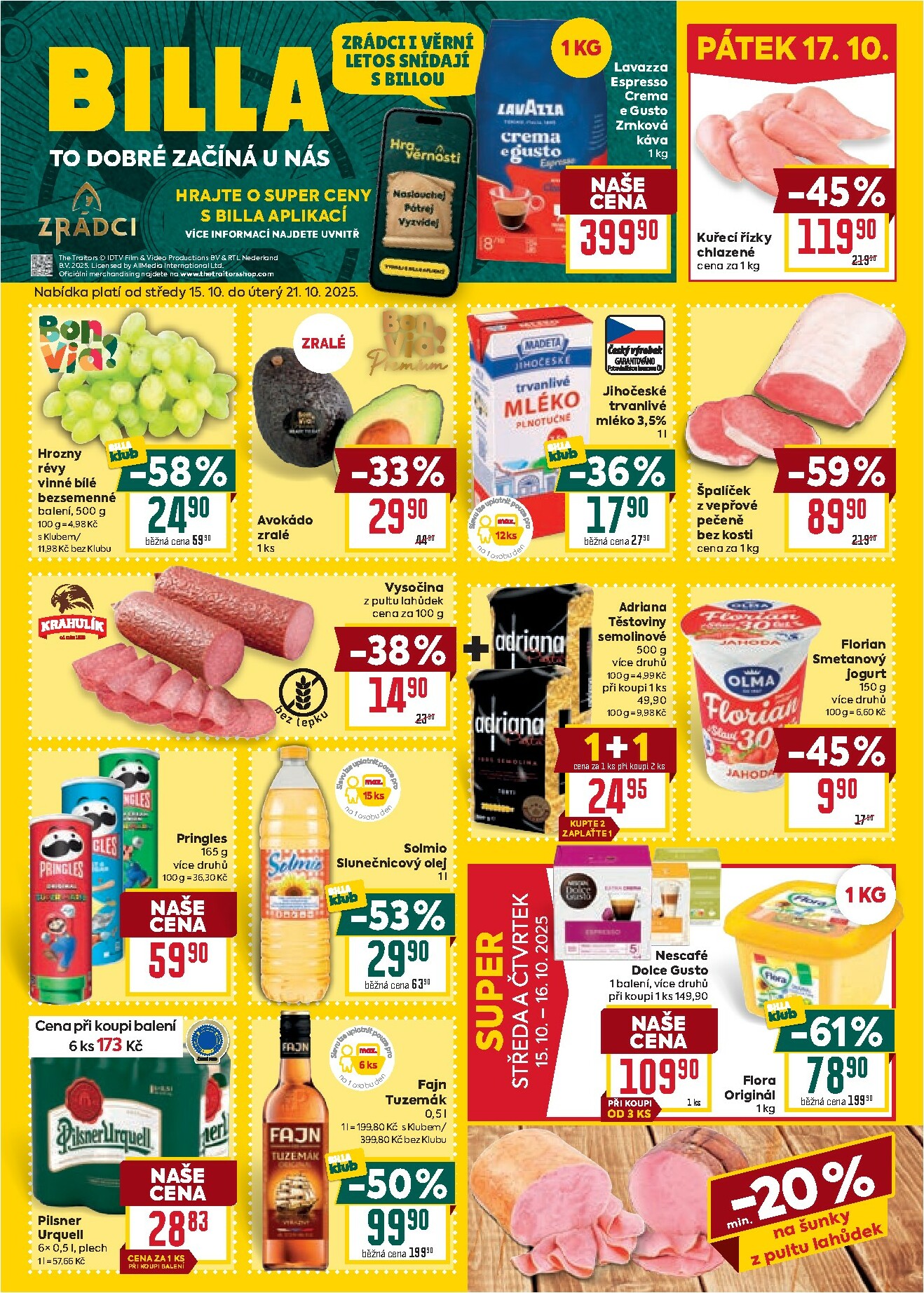billa - Aktuální leták Billa - Malý leták od 22.10. do 28.10.