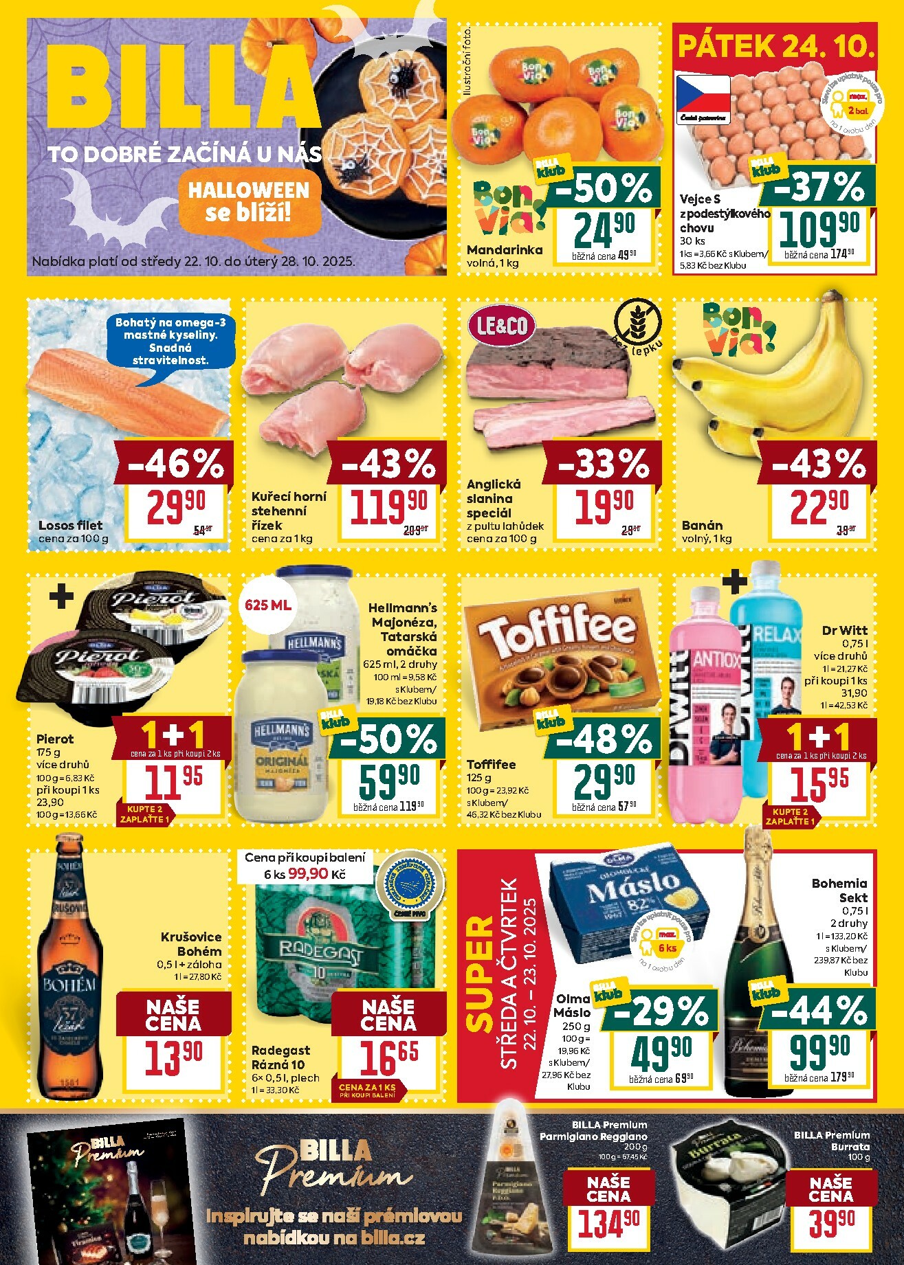 billa - Aktuální leták Billa od 22.10. do 28.10.
