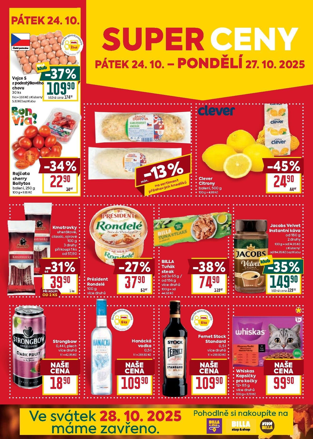 billa - Aktuální leták Billa od 22.10. do 28.10. - page: 37 billa - Aktuální leták Billa od 22.10. do 28.10. - page: 37