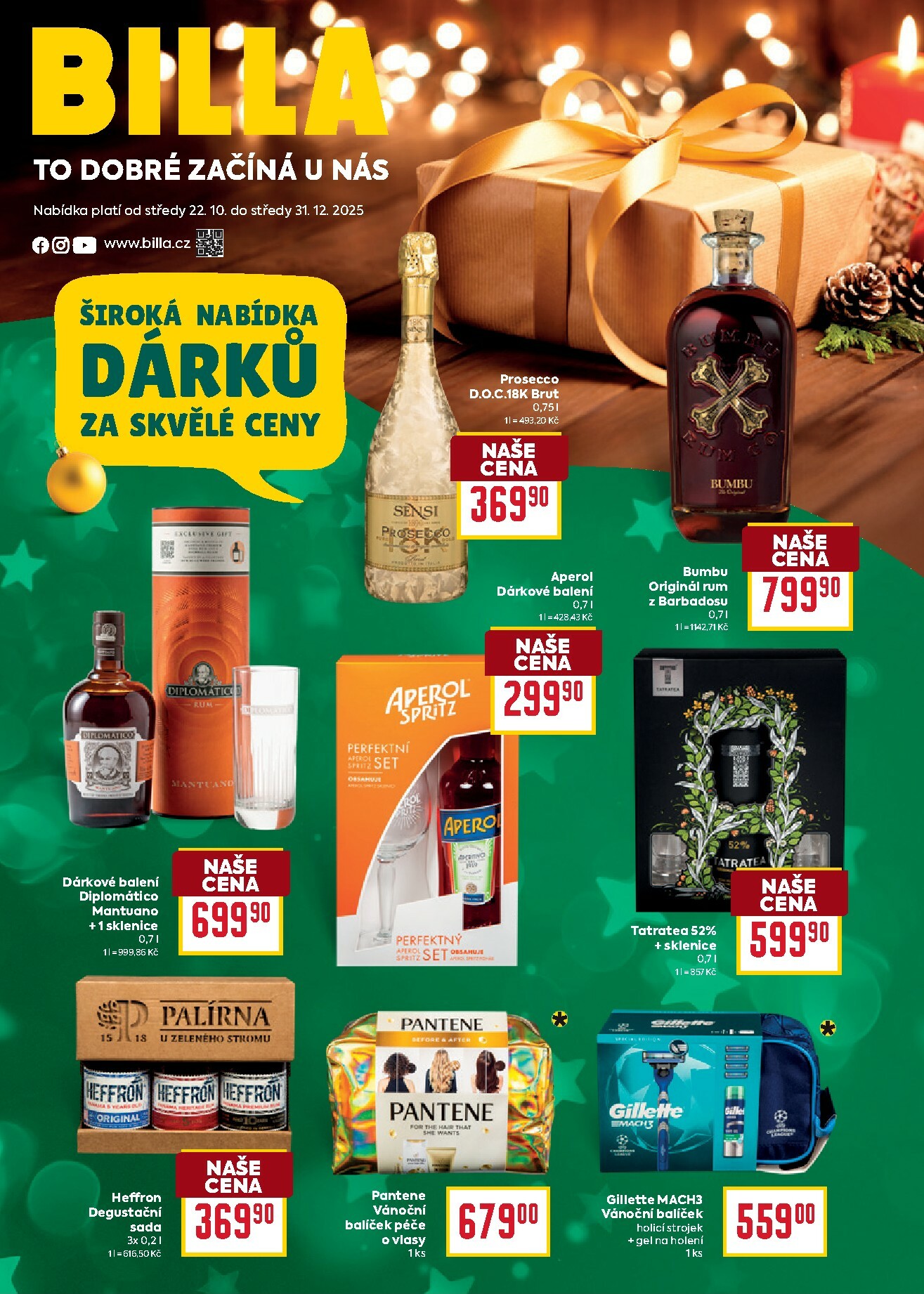billa - Aktuální leták Billa - Vánoce Dry od 22.10. do 31.12.