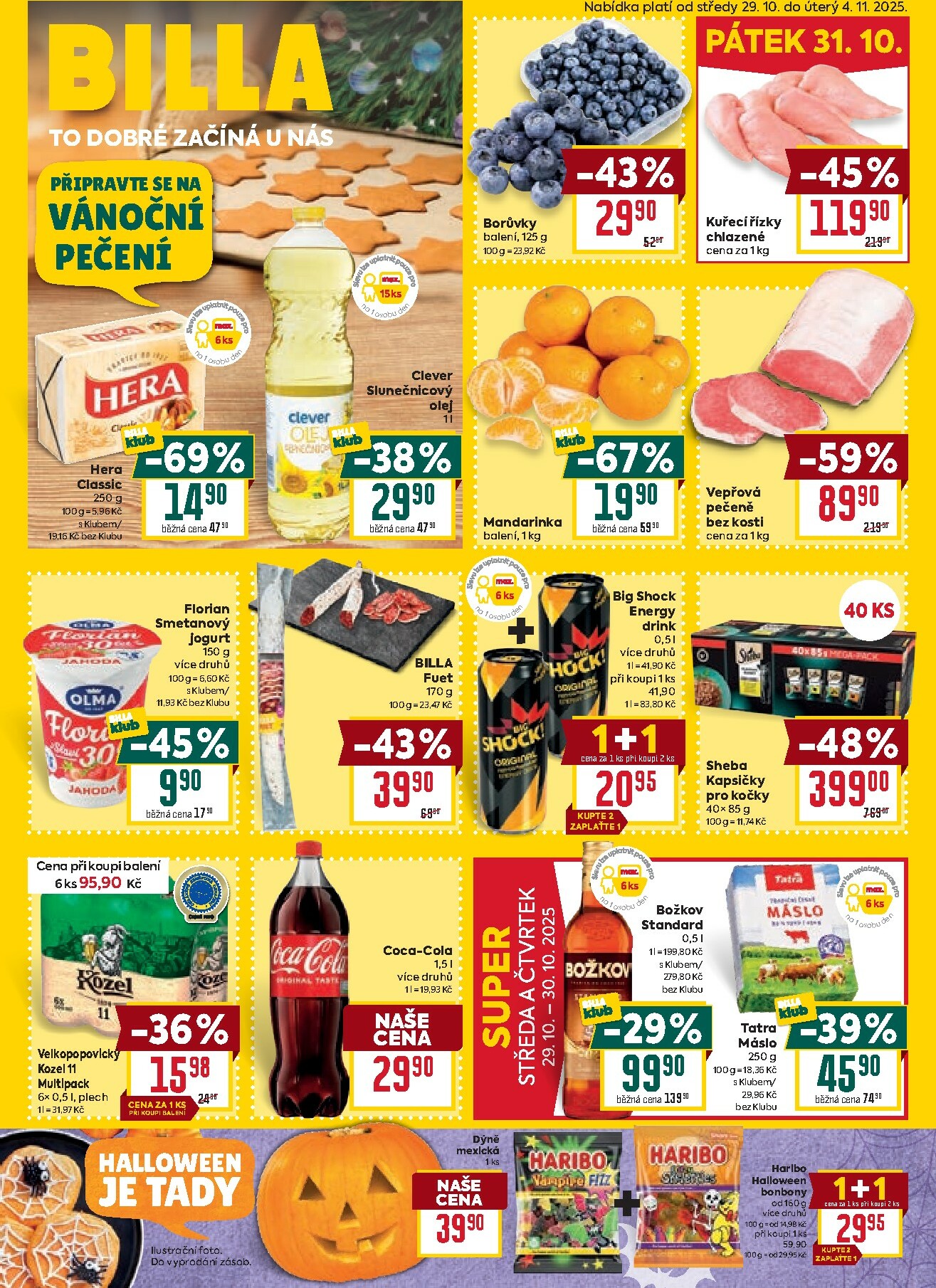 billa - Aktuální leták Billa od 29.10. do 04.11.