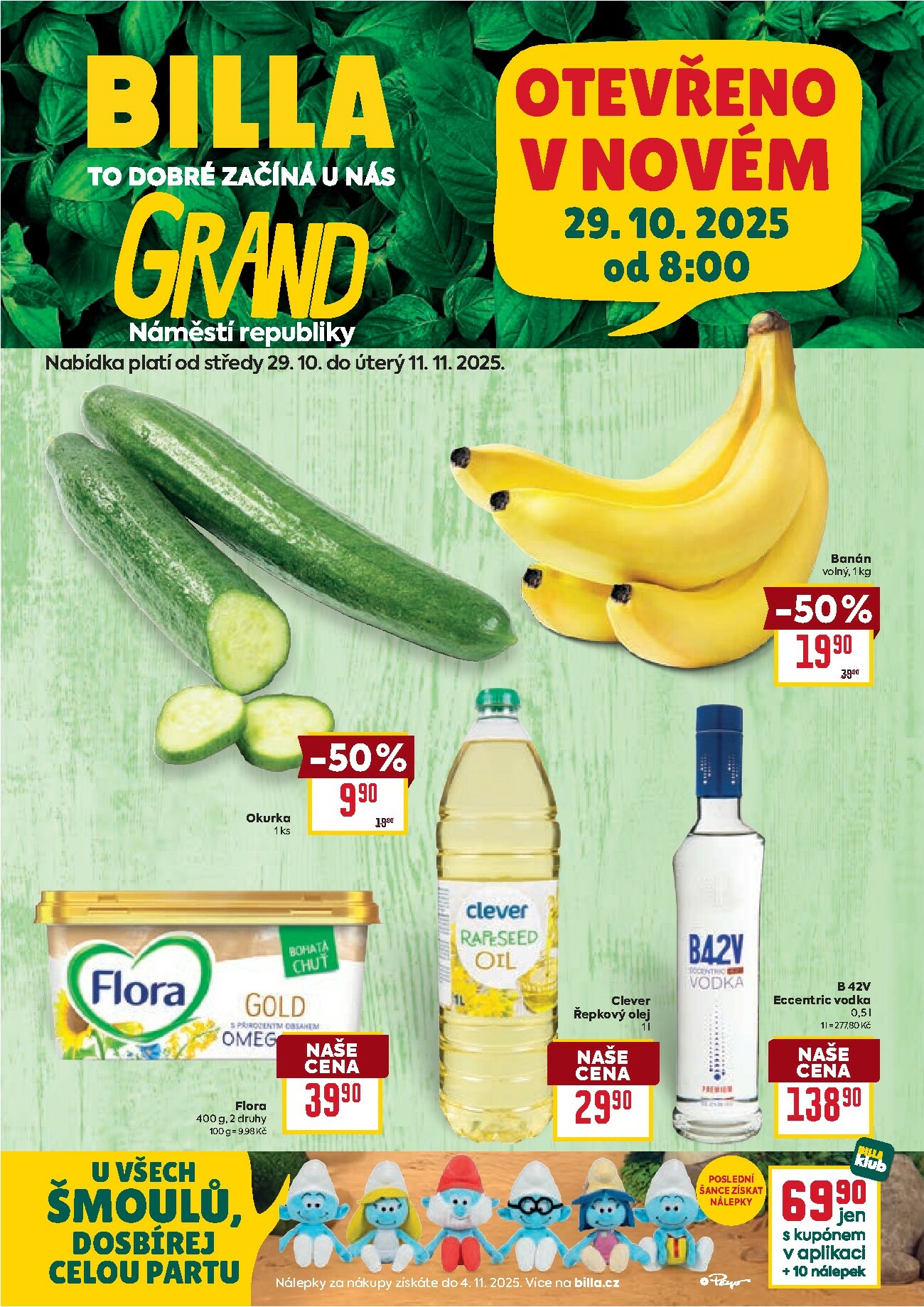 billa - Aktuální leták Billa - Pardubice od 29.10. do 11.11.