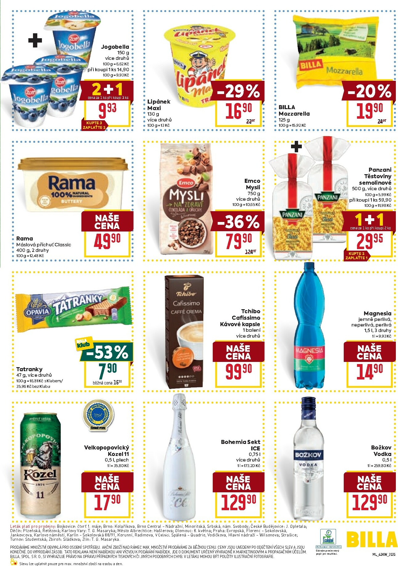 billa - Aktuální leták Billa - Malý leták od 29.10. do 04.11. - page: 3