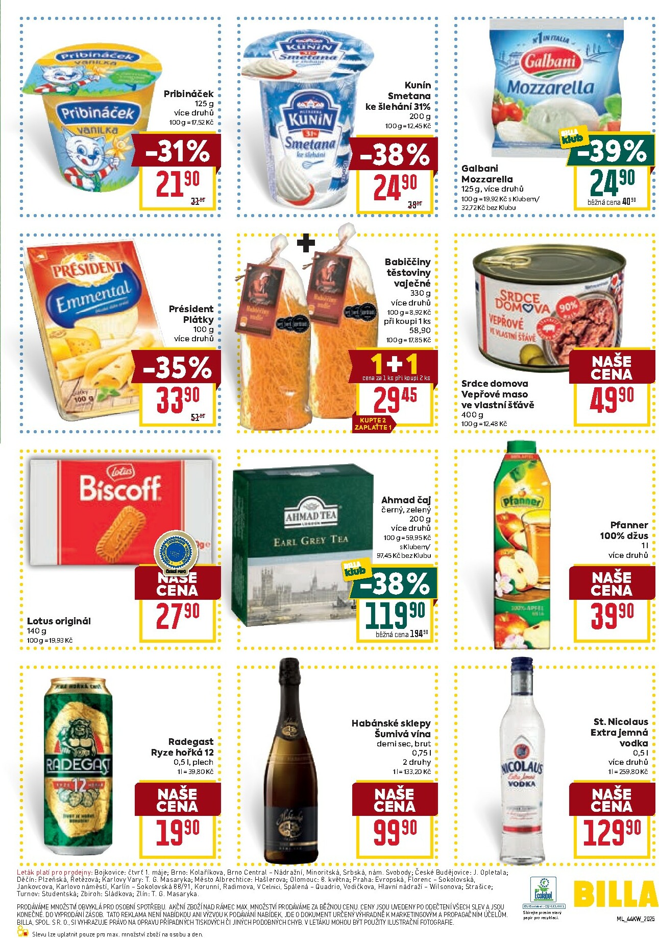 billa - Aktuální leták Billa - Malý leták od 05.11. do 11.11. - page: 3